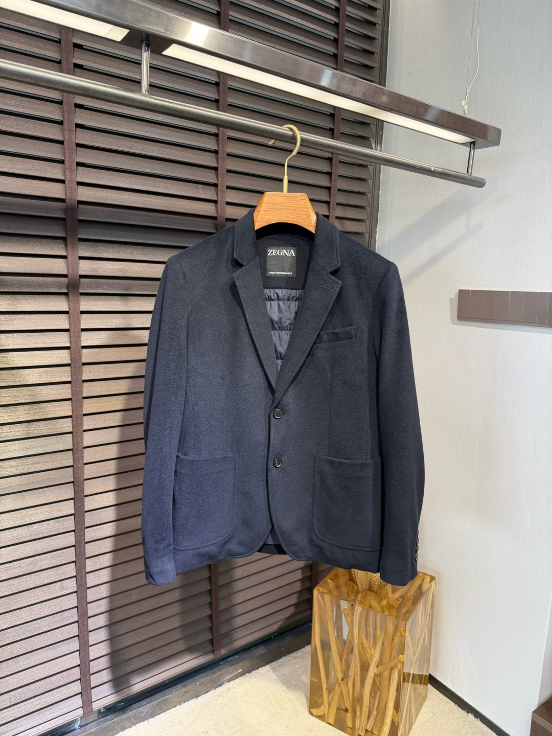 Zegn&杰尼🦷FW2026 Cashmere wool down suit 【Fabric/面料】羊绒羊毛混纺➕环保聚