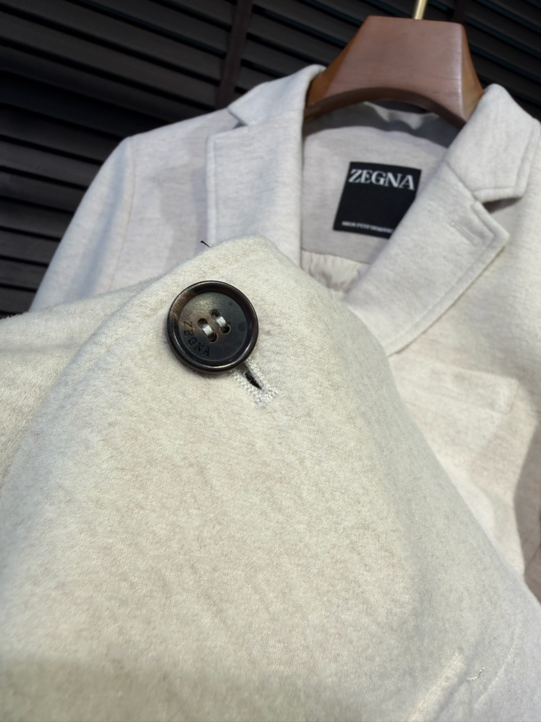 Zegn&杰尼🦷FW2026 Cashmere wool down suit 【Fabric/面料】羊绒羊毛混纺➕环保聚