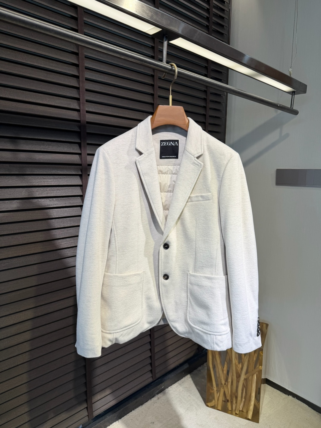 Zegn&杰尼🦷FW2026 Cashmere wool down suit 【Fabric/面料】羊绒羊毛混纺➕环保聚