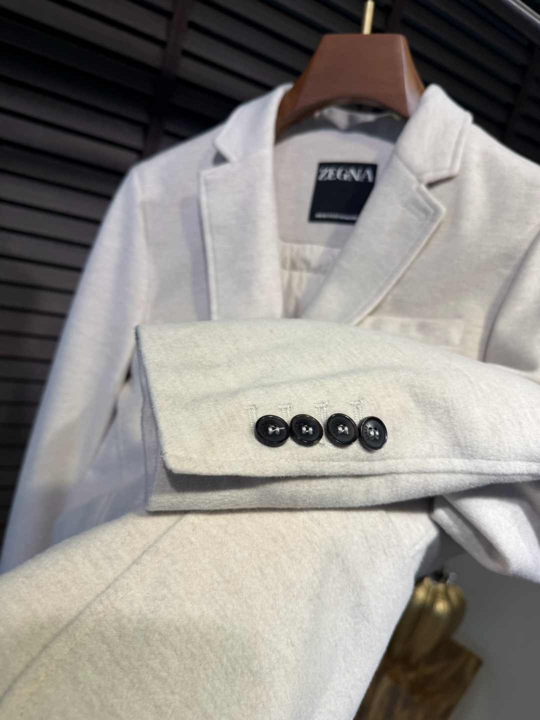 Zegn&杰尼🦷FW2026 Cashmere wool down suit 【Fabric/面料】羊绒羊毛混纺➕环保聚