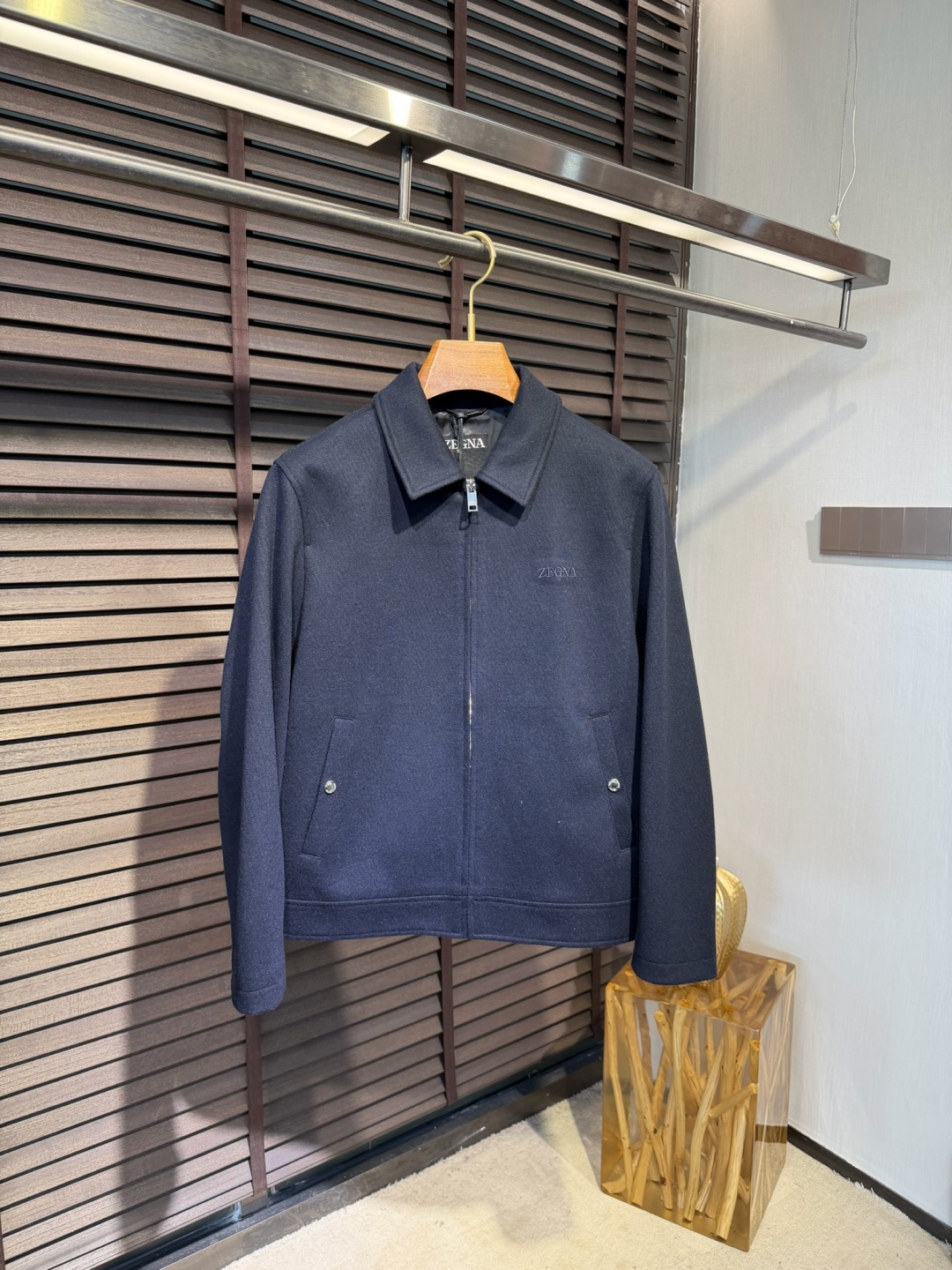 Zegn&杰尼🦷FW2026 Wool jacket 【Fabric/面料】羊毛混纺➕环保聚酯纤维➕内里高支数内衬 【C