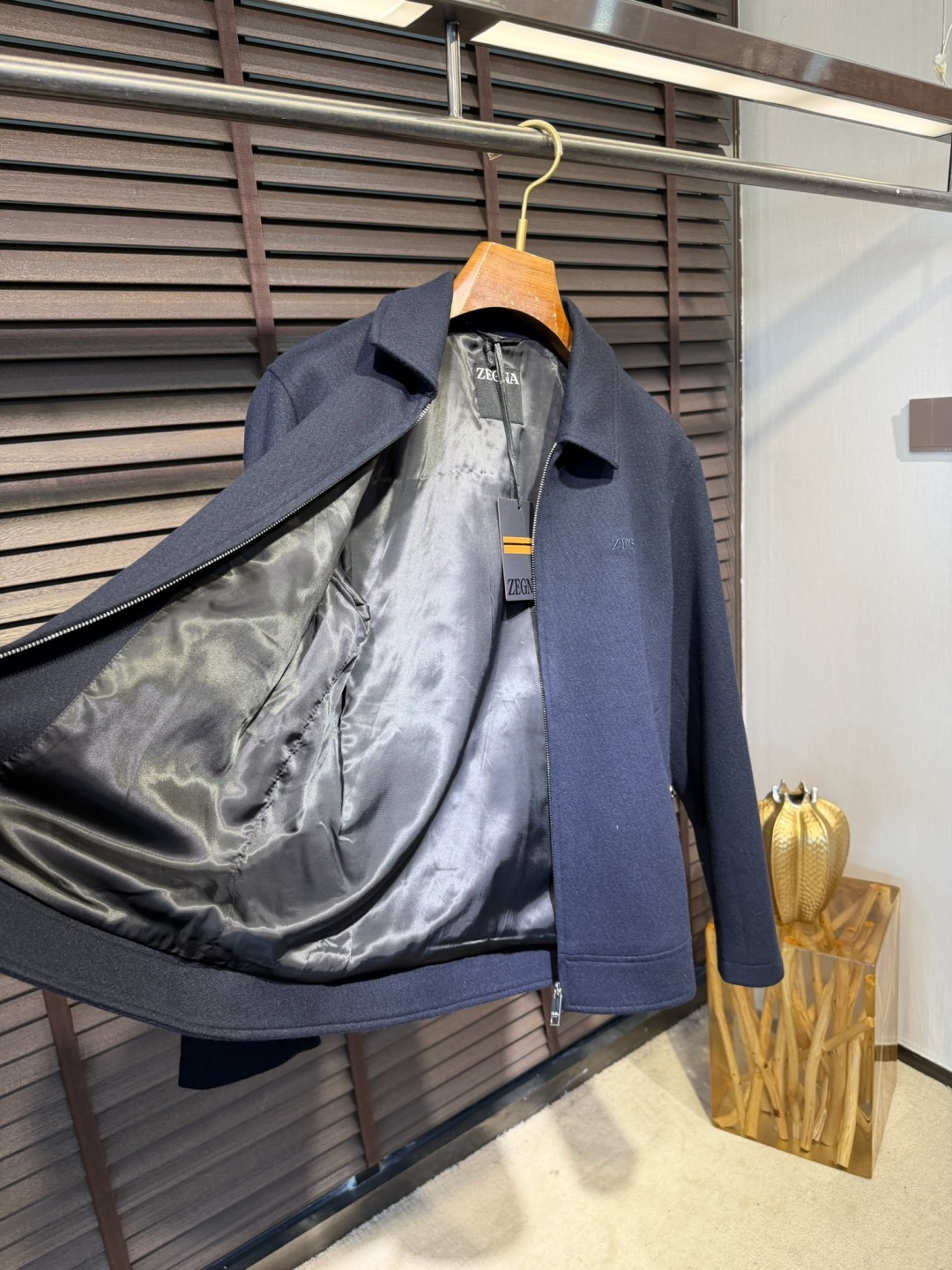 Zegn&杰尼🦷FW2026 Wool jacket 【Fabric/面料】羊毛混纺➕环保聚酯纤维➕内里高支数内衬 【C