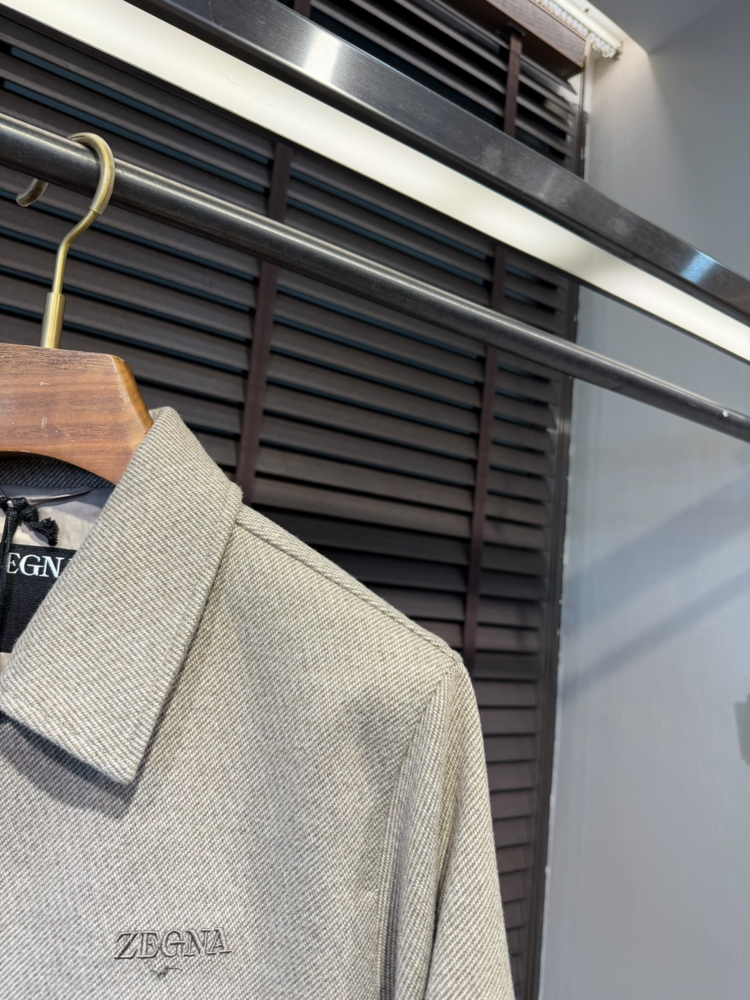 Zegn&杰尼🦷FW2026 Wool jacket 【Fabric/面料】羊毛混纺➕环保聚酯纤维➕内里高支数内衬 【C