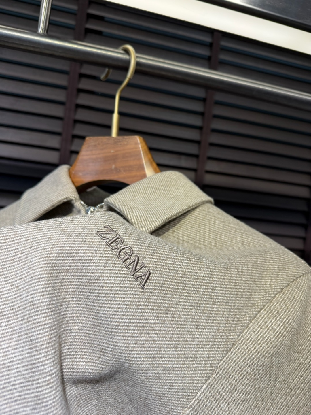 Zegn&杰尼🦷FW2026 Wool jacket 【Fabric/面料】羊毛混纺➕环保聚酯纤维➕内里高支数内衬 【C