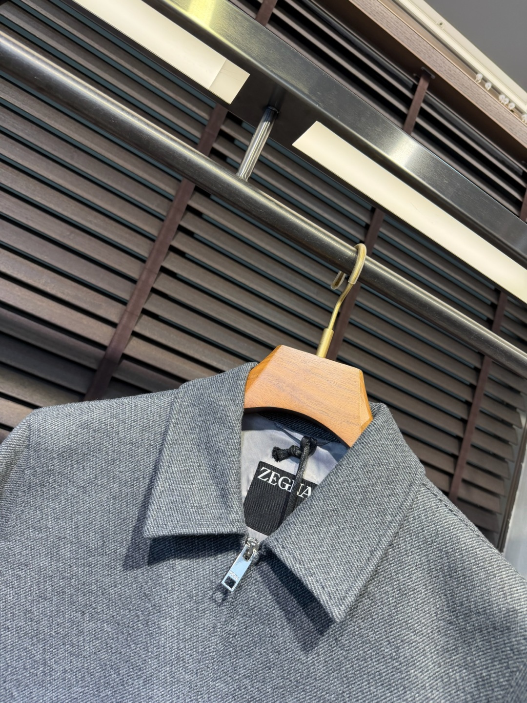Zegn&杰尼🦷FW2026 Wool jacket 【Fabric/面料】羊毛混纺➕环保聚酯纤维➕内里高支数内衬 【C
