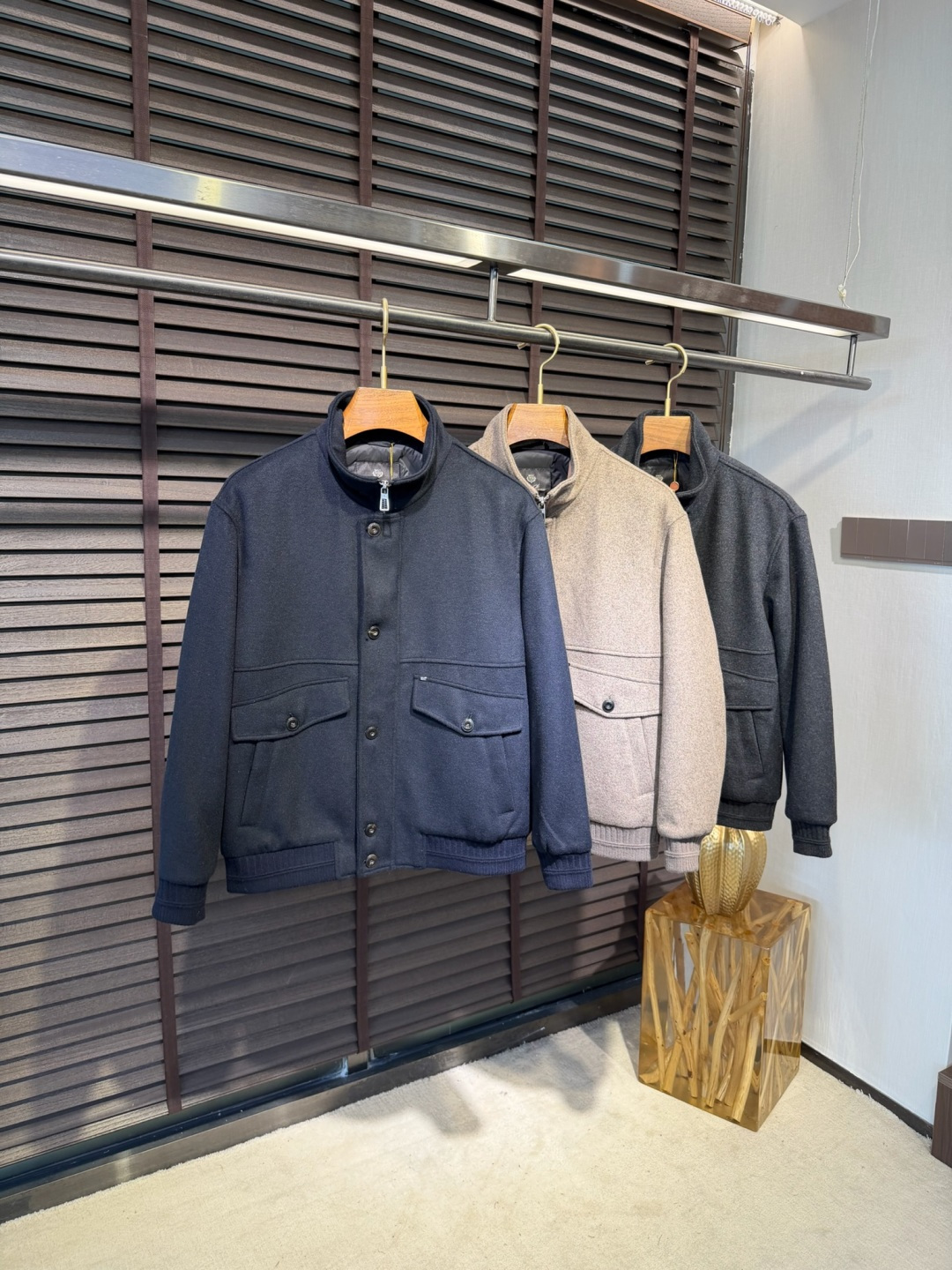 Loro Pian&诺悠翩雅FW2026 Wool jacket down coat 【Fabric/面料】羊毛➕聚酯纤