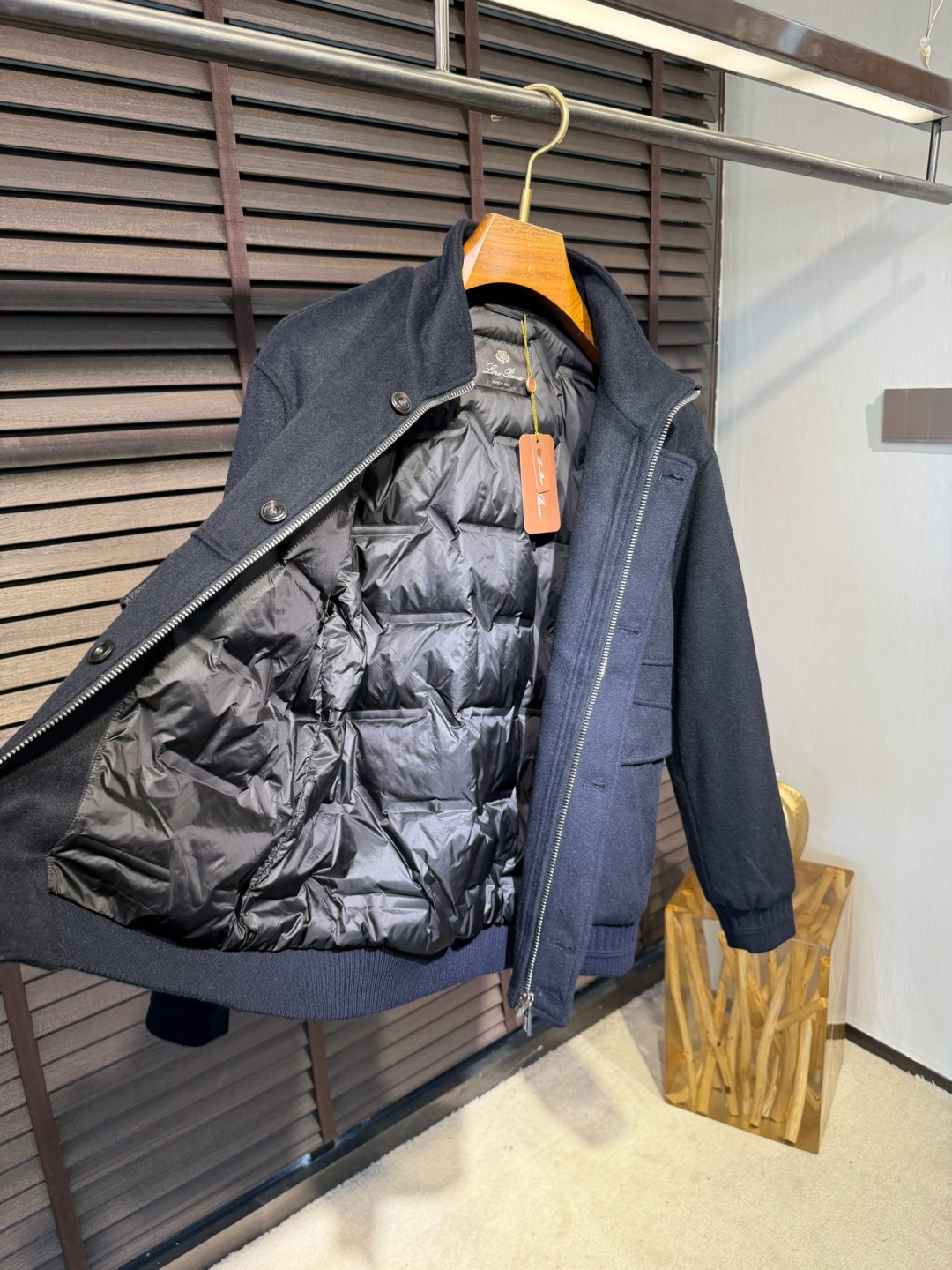 Loro Pian&诺悠翩雅FW2026 Wool jacket down coat 【Fabric/面料】羊毛➕聚酯纤