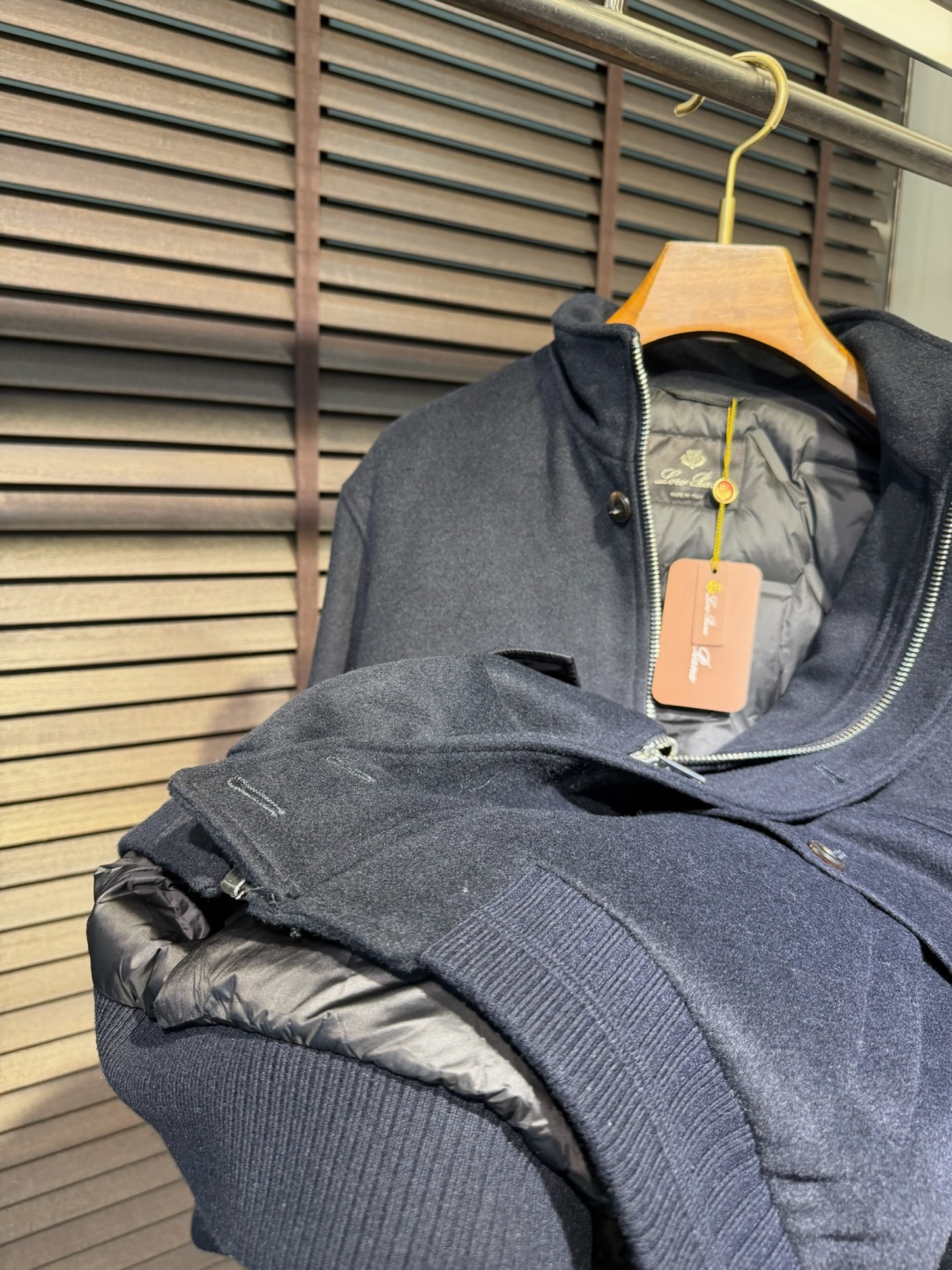 Loro Pian&诺悠翩雅FW2026 Wool jacket down coat 【Fabric/面料】羊毛➕聚酯纤