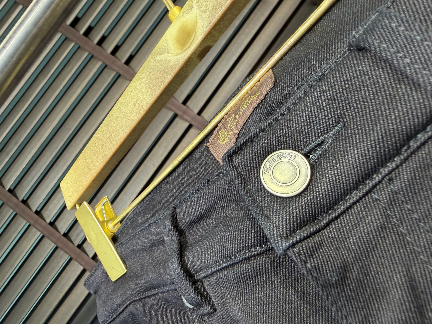 Loro Pian&诺悠翩雅FW2026 Man's Jeans 【Fabric/面料】进口牛仔面料➕内里高支数内衬包边