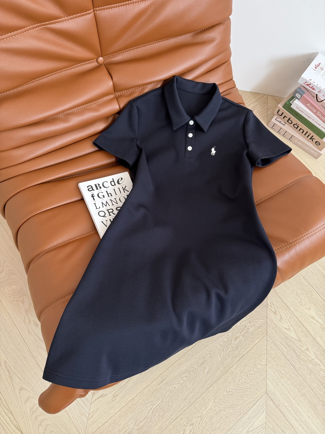 时髦一件式穿搭 25新品 小马🐎刺绣logo翻领Polo连衣裙 懒人出街OP裙 这一条太适合日常了 轻松