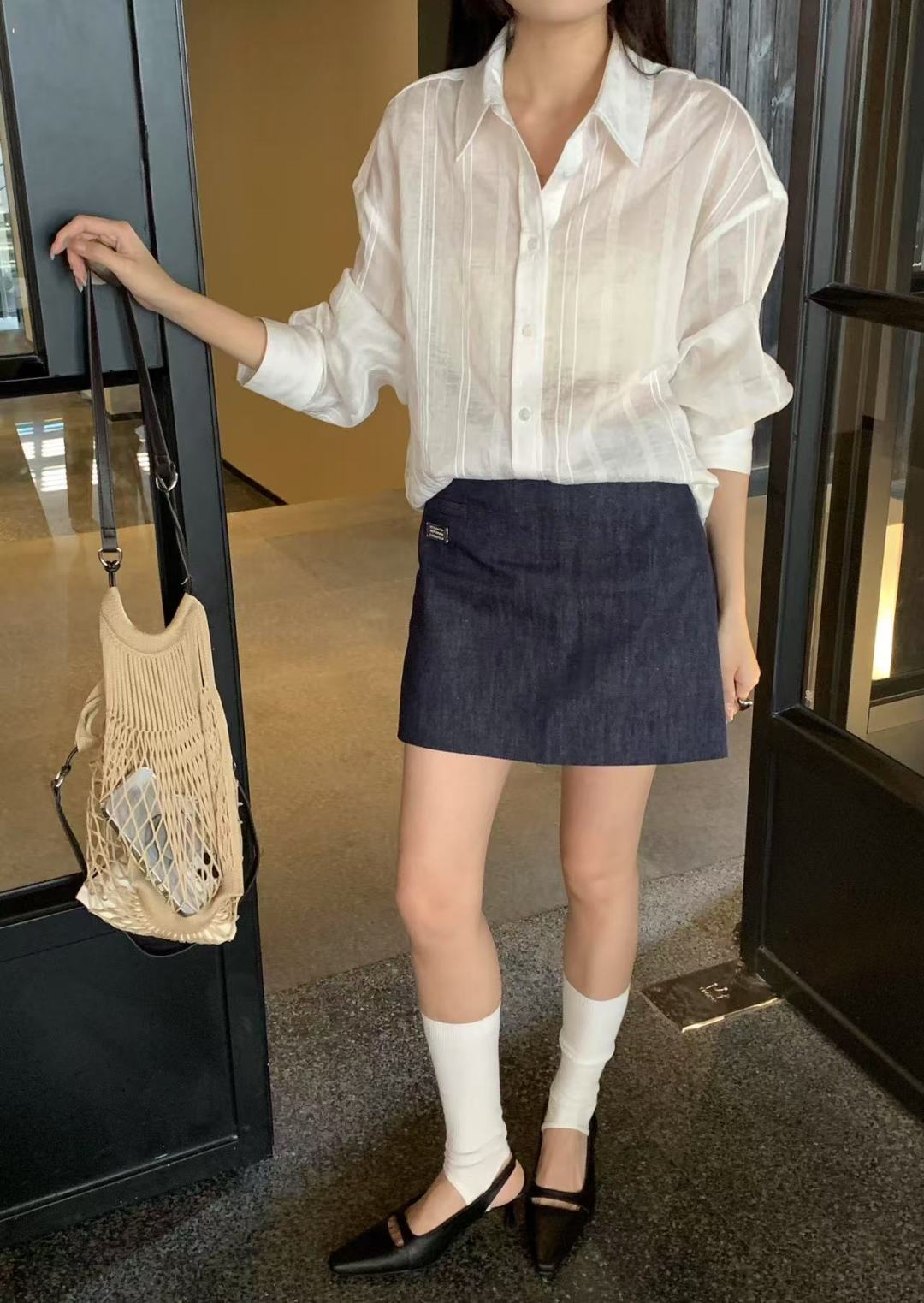 牛仔半裙
