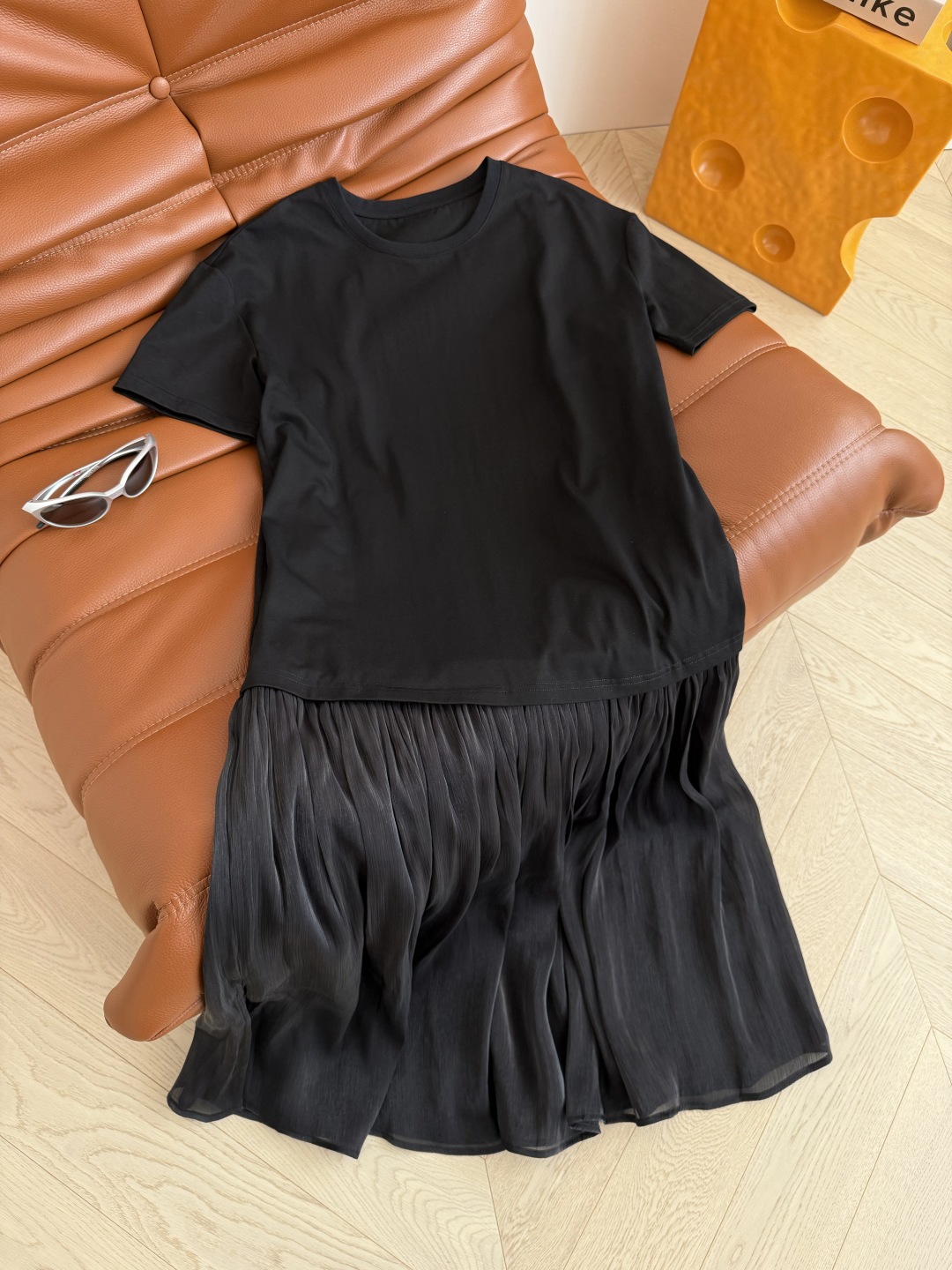Elegant T-Shirt Dress with Tulle Skirt - Lightweight, Breathable, and Stylish 7 cmp i1747219509533 2616 0 5