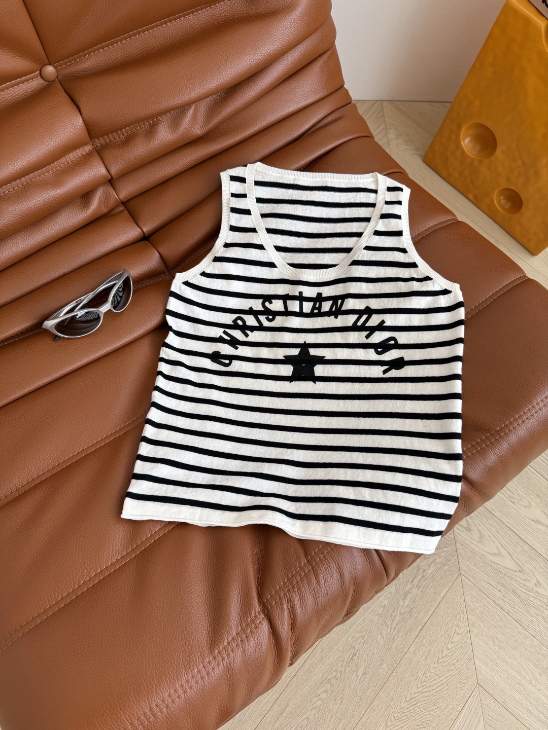 Striped Knit Tank Top with Logo - Lightweight & Breathable Summer Essential 2 cmp i1747478982207 1805 0 0