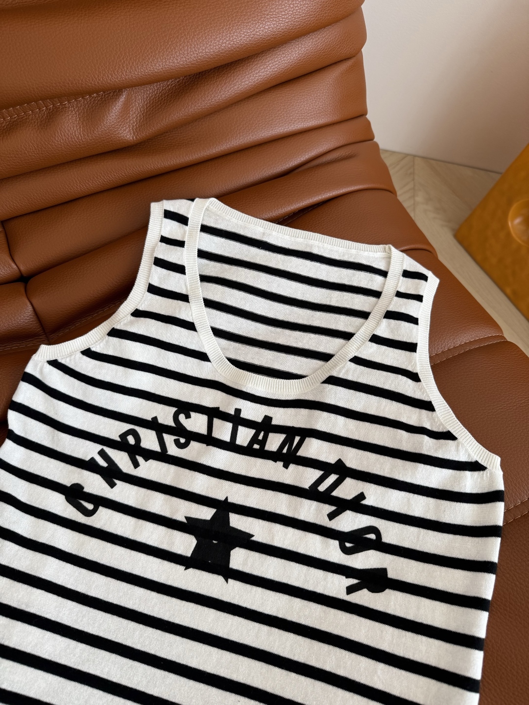 Striped Knit Tank Top with Logo - Lightweight & Breathable Summer Essential 6 cmp i1747478982211 8134 0 4