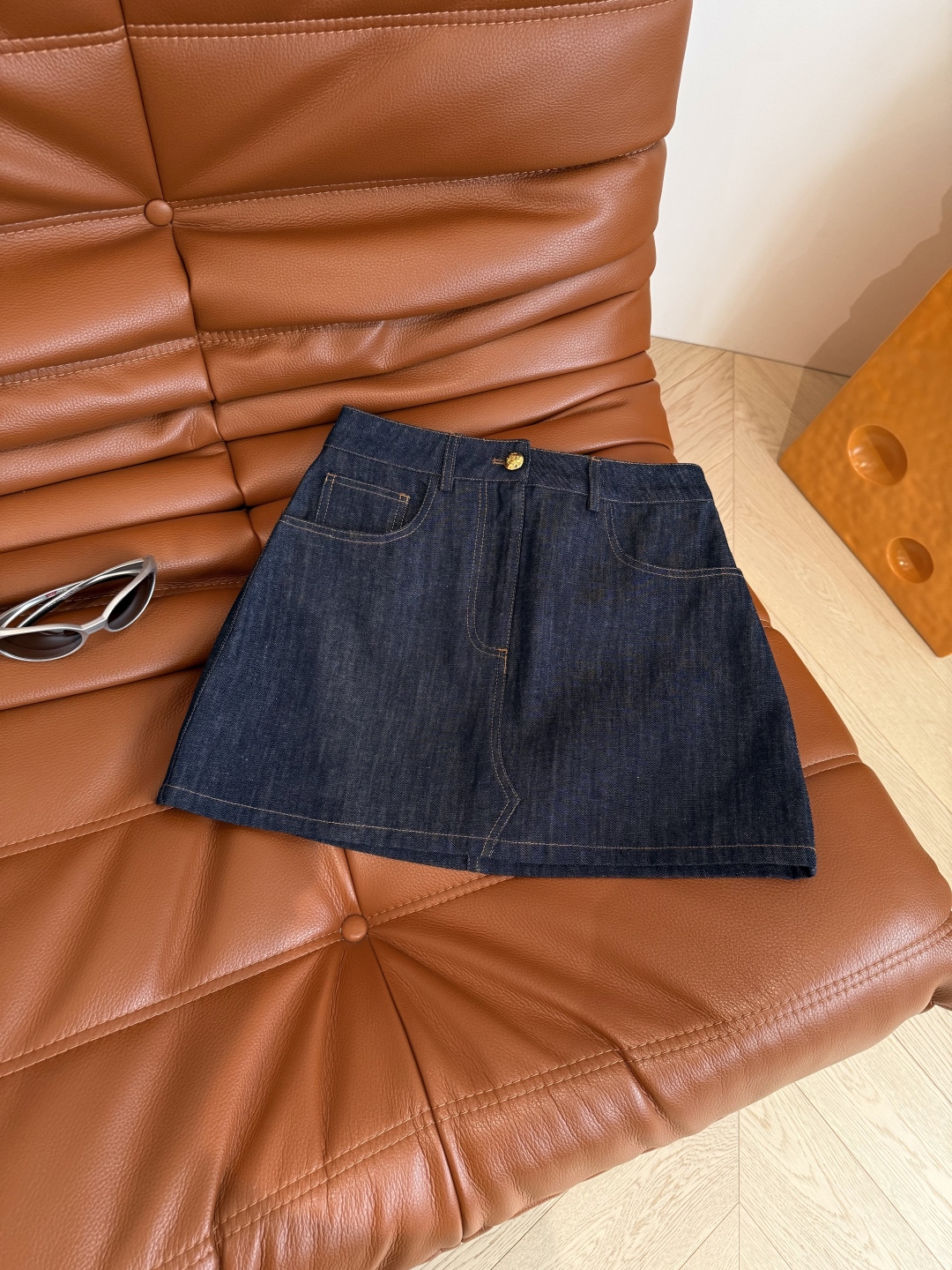 Denim Vest & Skirt Set with Gold Accents - Chic & Casual Korean Style Outfit 8 cmp i1748518817908 1762 0 6