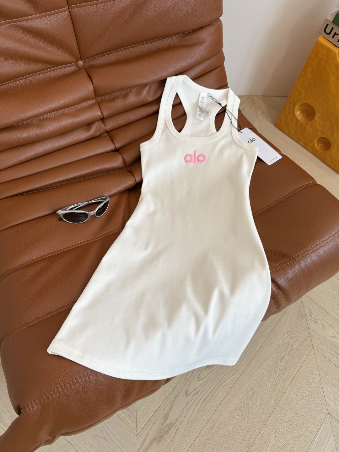 Striped Tank Dress with Letter Print - Summer Casual, Slim Fit 4 cmp i1748600613109 3750 0 2