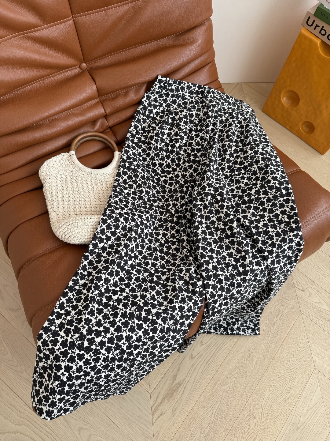 Black Floral Wide Leg Pants - Comfortable Summer Style, Abstract Design 10 cmp i1748600699556 1799 0 8
