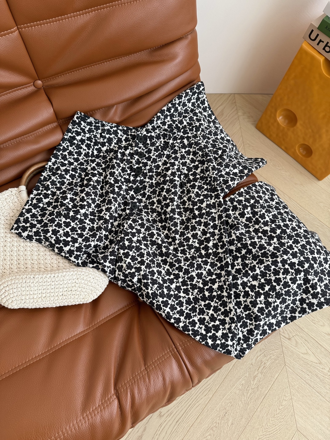 Black Floral Wide Leg Pants - Comfortable Summer Style, Abstract Design 6 cmp i1748600709569 6888 0 4
