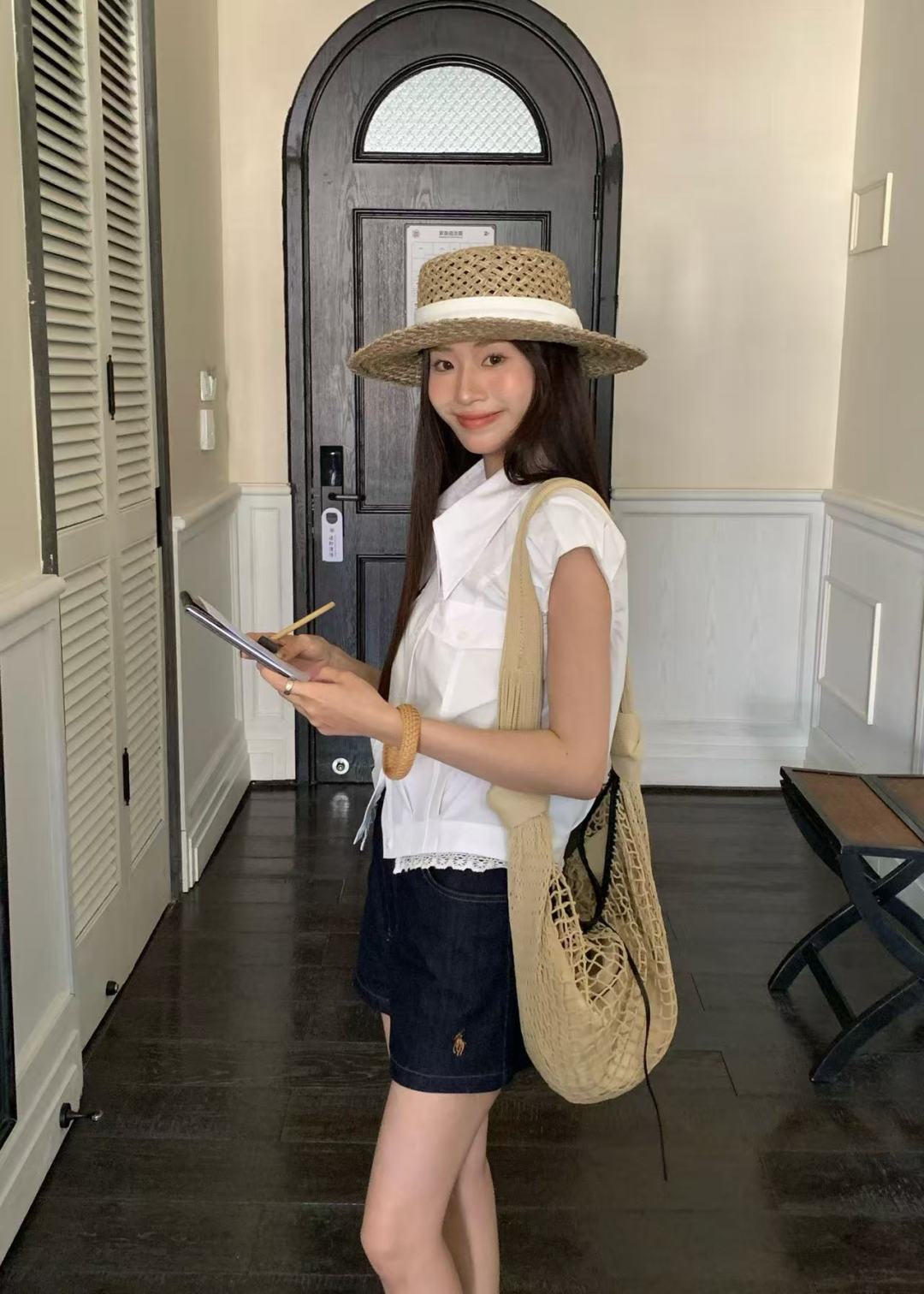 牛仔短裤