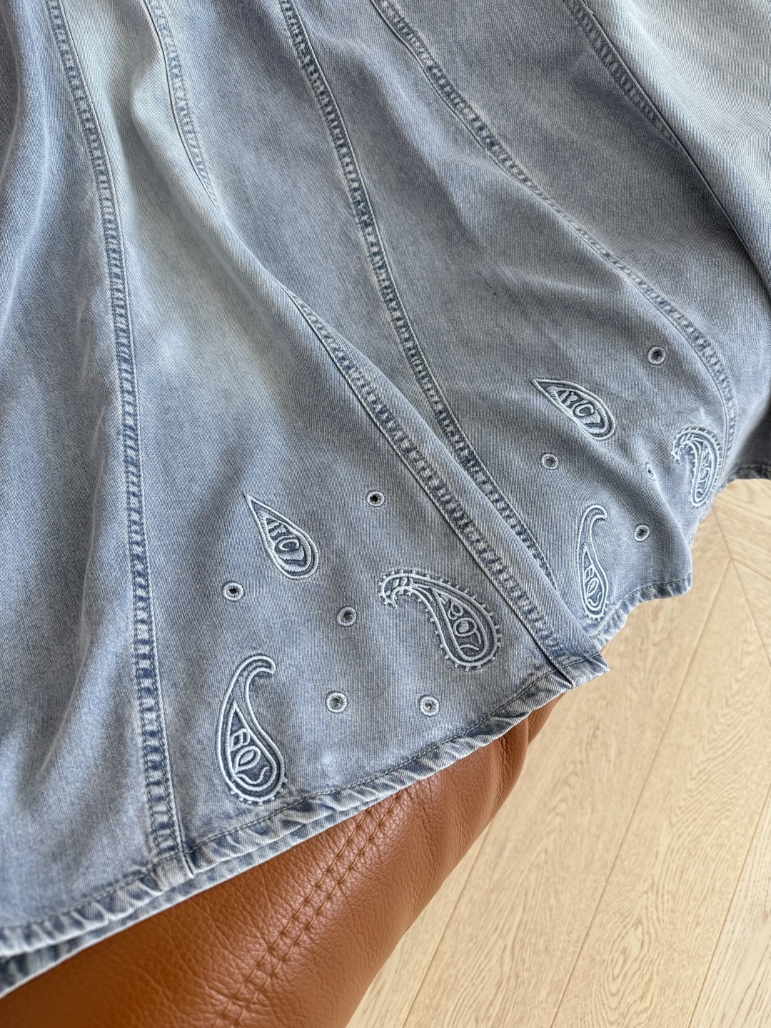 Casual Deep U-Neck T-Shirt & Denim Skirt Set - Effortless Chic 7 cmp i1750503354309 6138 0 5