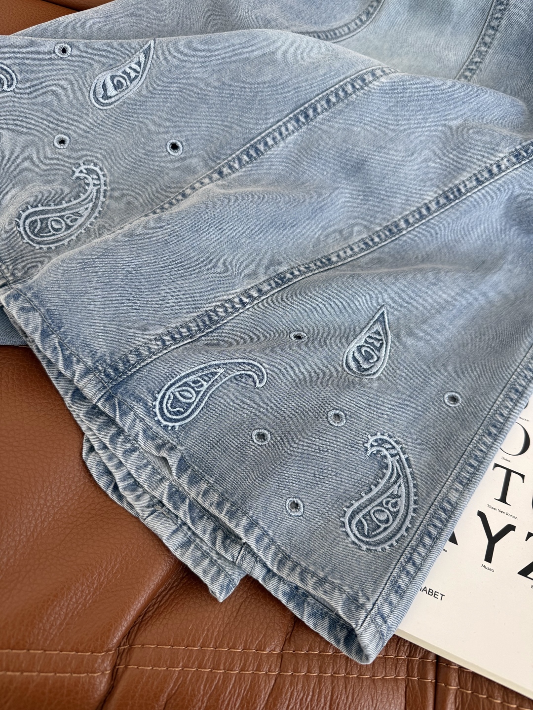 Casual Deep U-Neck T-Shirt & Denim Skirt Set - Effortless Chic 9 cmp i1750503357337 4487 0 7