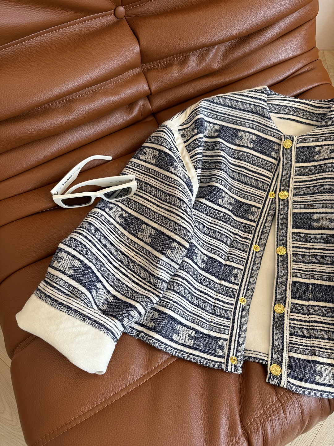 Triumph Pattern Wool Blend Short Coat, Fall/Winter Collection 4 cmp i1754303674310 8064 0 2