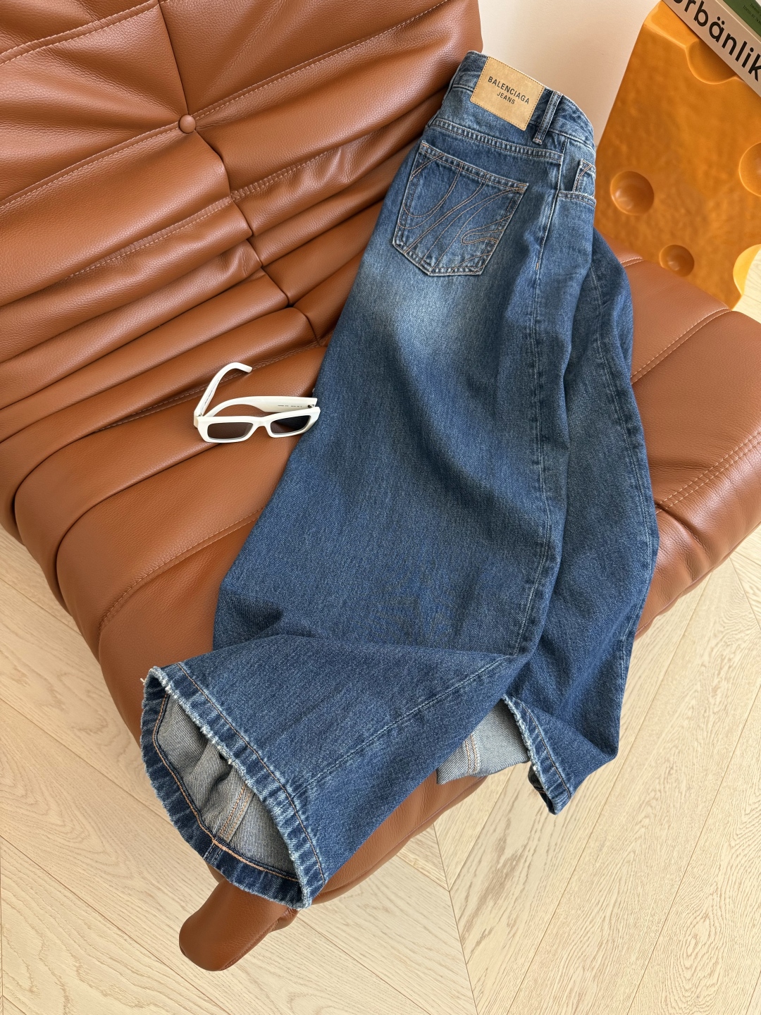 Cropped Wide Leg Jeans for Women, High Waist Denim Pants, Blue, Size 26-29 3 cmp i1755946822534 9339 0 1