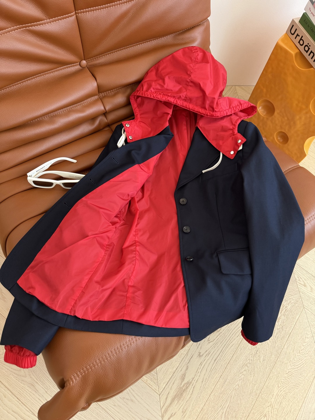 Color Block Wool Blend Hooded Blazer - Stylish & Versatile Women's Jacket 3 cmp i1755946982274 9844 0 1
