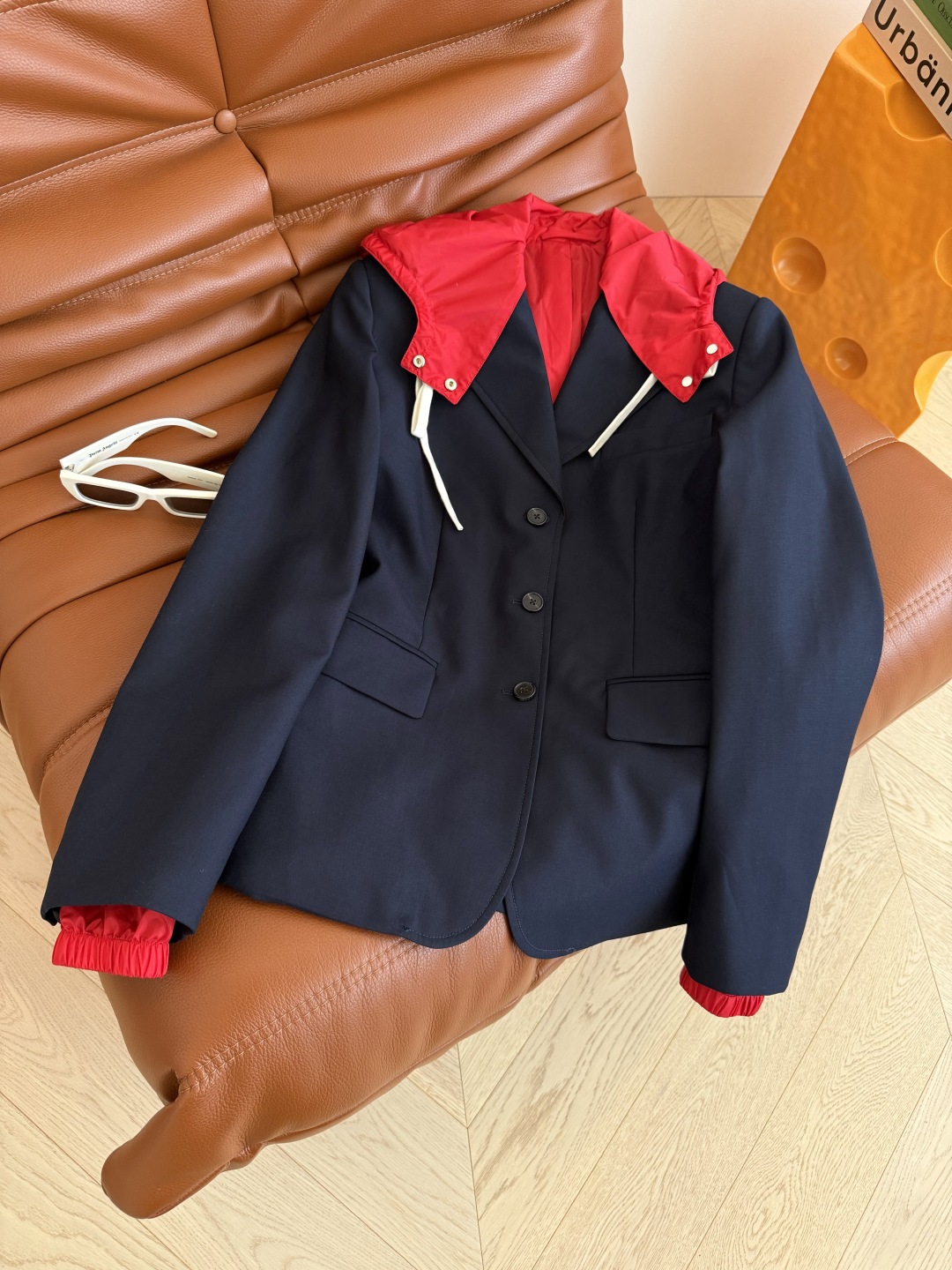Color Block Wool Blend Hooded Blazer - Stylish & Versatile Women's Jacket 2 cmp i1755946985211 1927 0 0