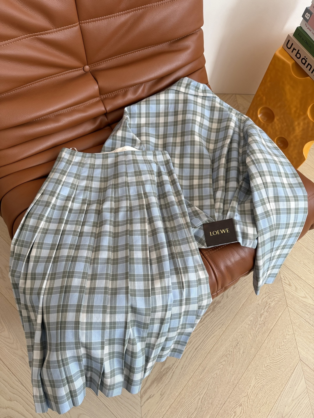 张艺凡 周子玄 赵昭仪超多明星同款 25秋冬系列 复古格纹一套搭配 短款廓形拉链外套超有感觉 同系列格纹