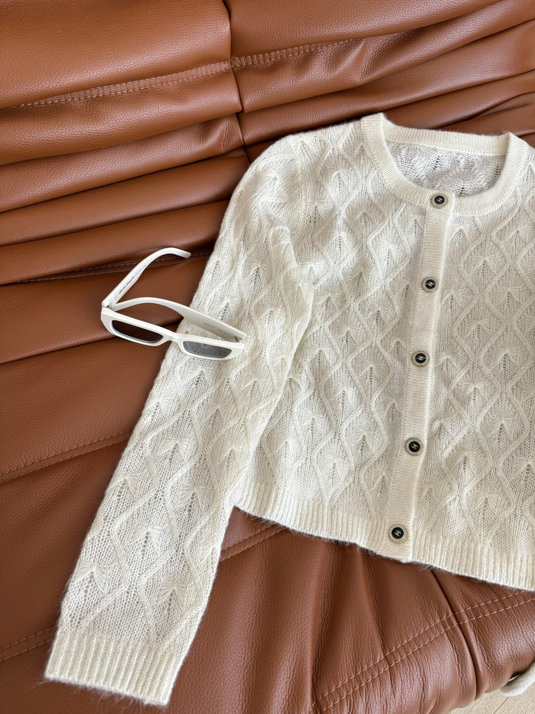 精致感小开衫 25秋冬 人间富贵～菱格小香风开衫 特别实穿的一件 单穿或者打底叠穿皆可 也可以搭配同系列