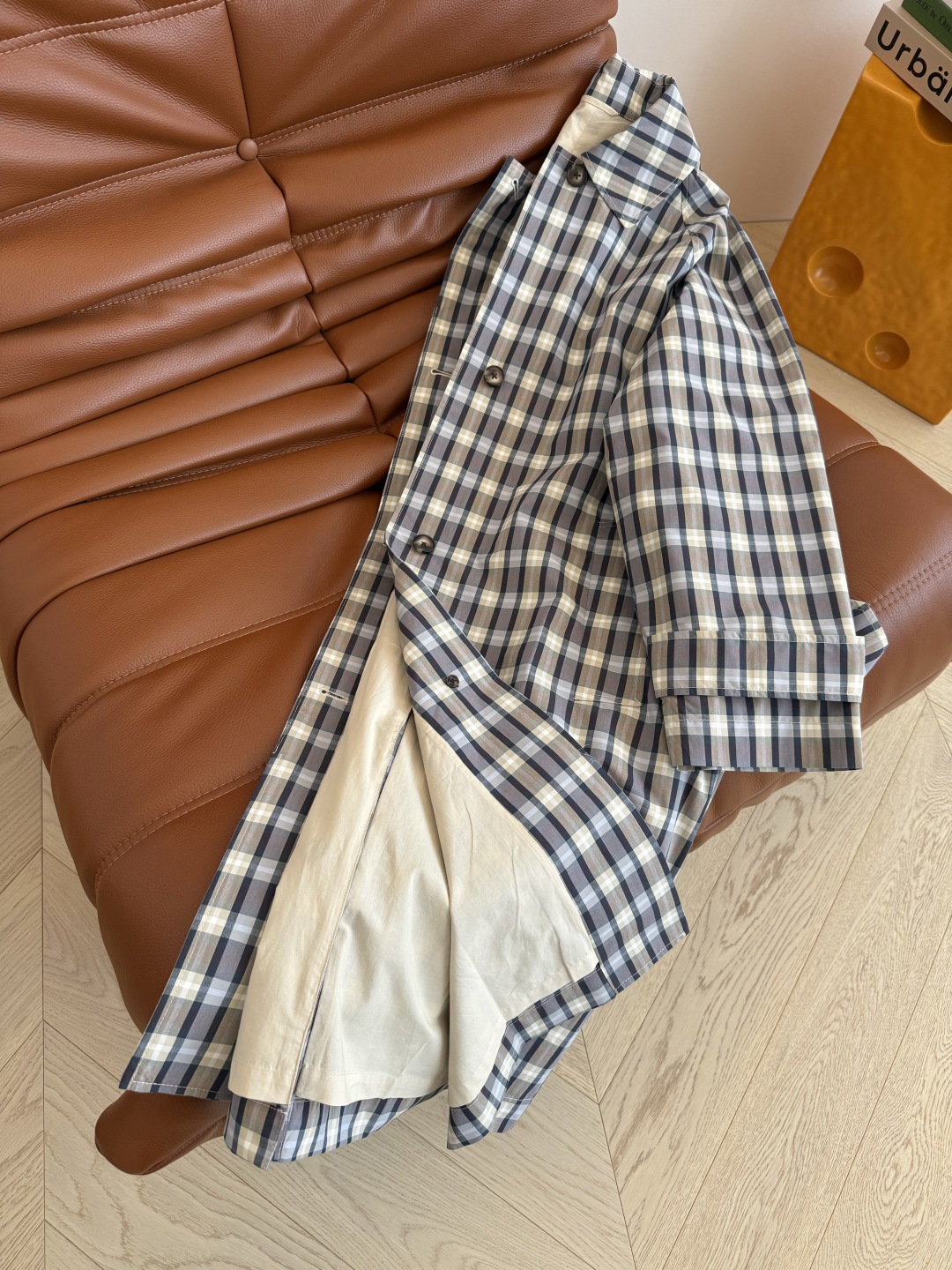 Stylish Plaid Trench Coat: Parisian Chic, Effortless Style, and Comfortable Fit 3 cmp i1757673563647 5011 0 1