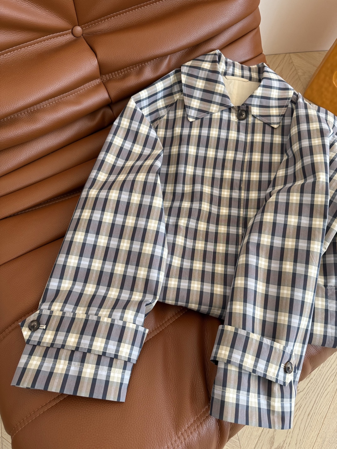 Stylish Plaid Trench Coat: Parisian Chic, Effortless Style, and Comfortable Fit 7 cmp i1757673565041 6184 0 5