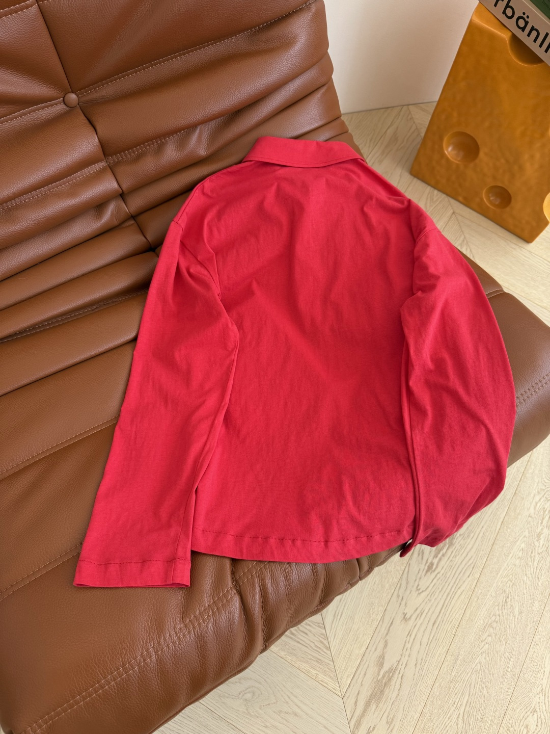 叠穿神器 25新款 Row风极简设计红色Polo T恤 row红真的很好看 显白又复古 Polo设计小白