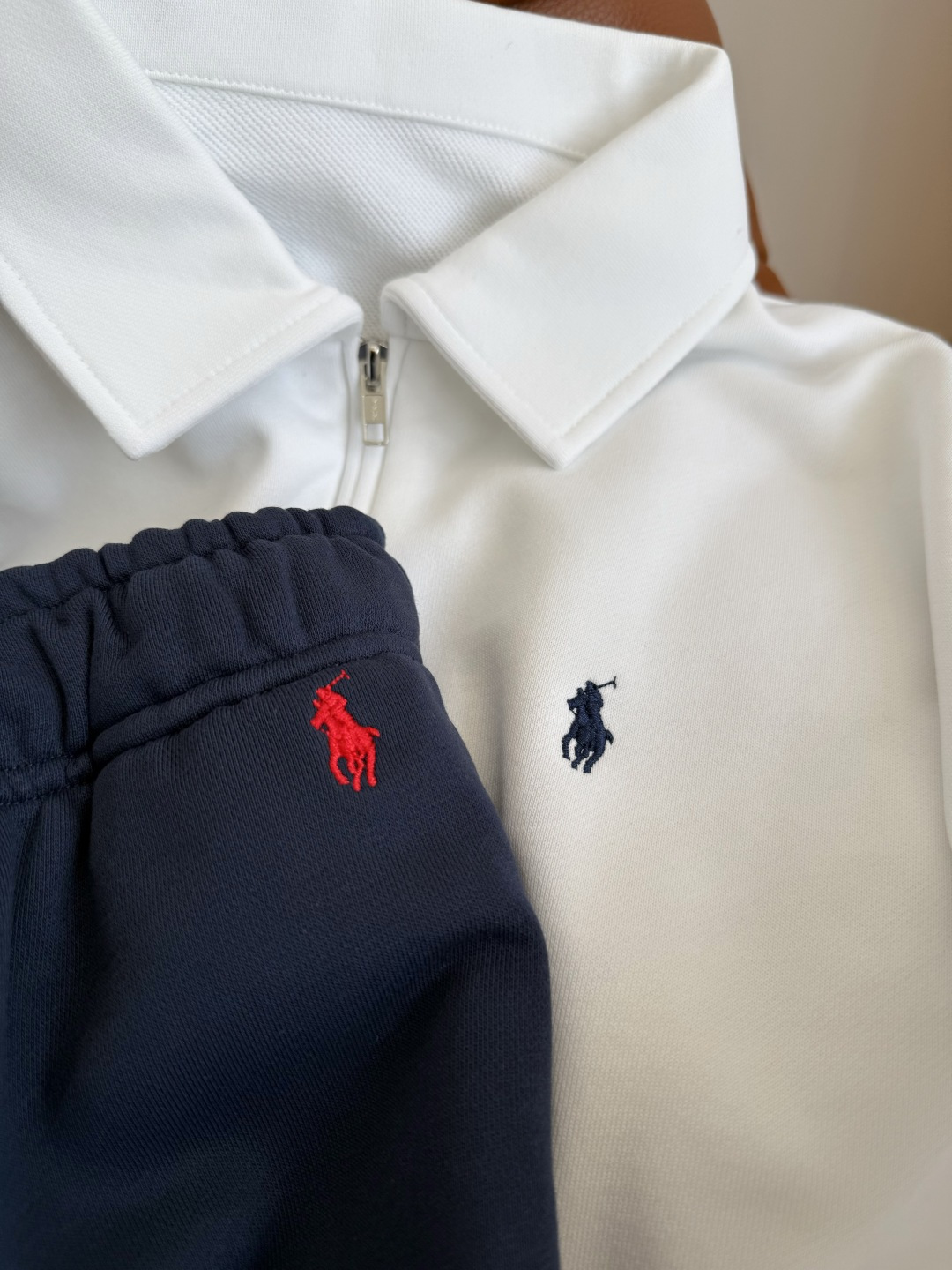 Women's Polo Collar Sweatshirt and Straight Leg Sweatpants Lounge Set 7 cmp i1757933277705 1954 0 5