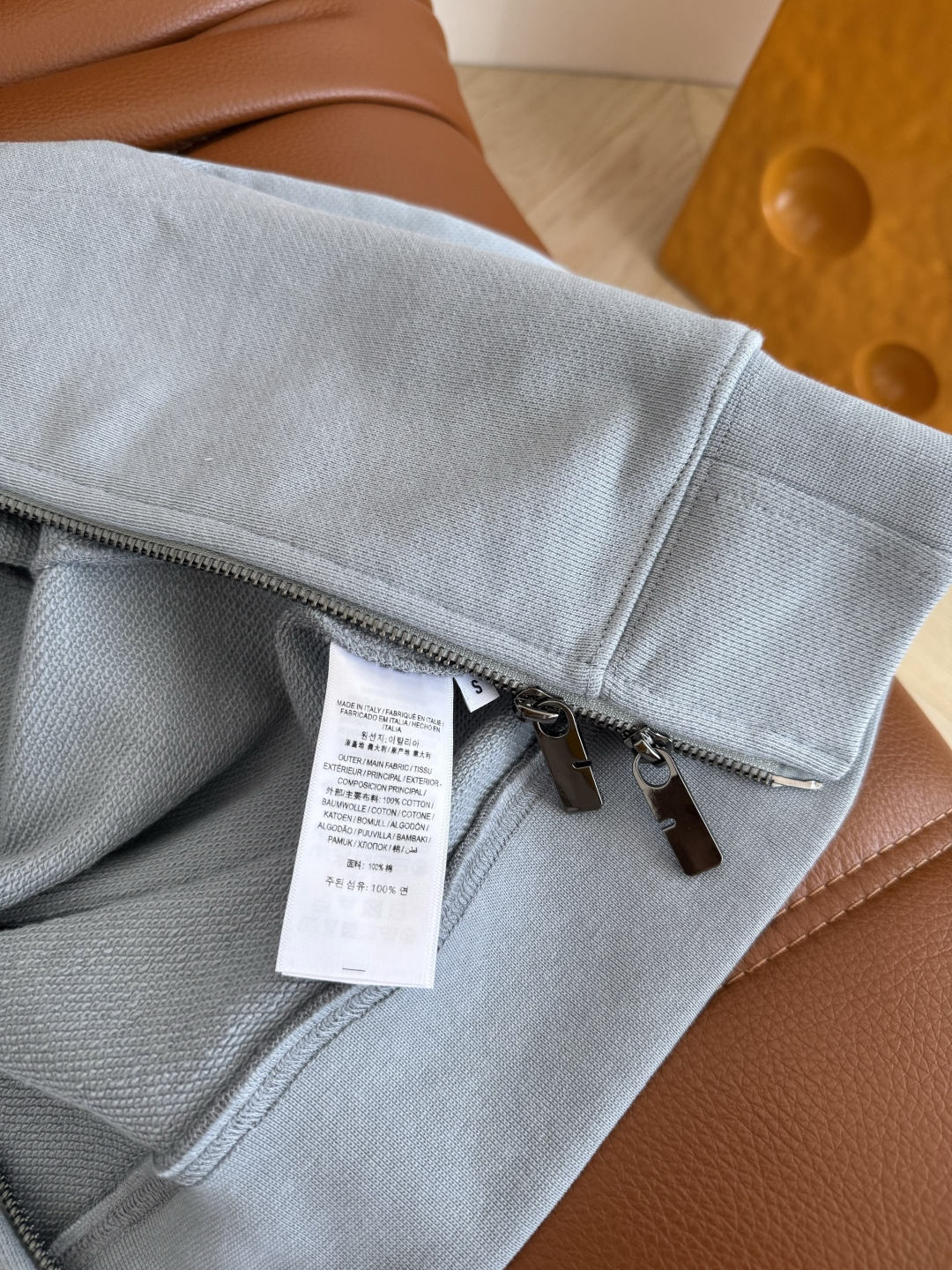 Burberry Women's Blue Zip-Up Hoodie with War Horse Logo 9 cmp i1758018365917 7252 0 7