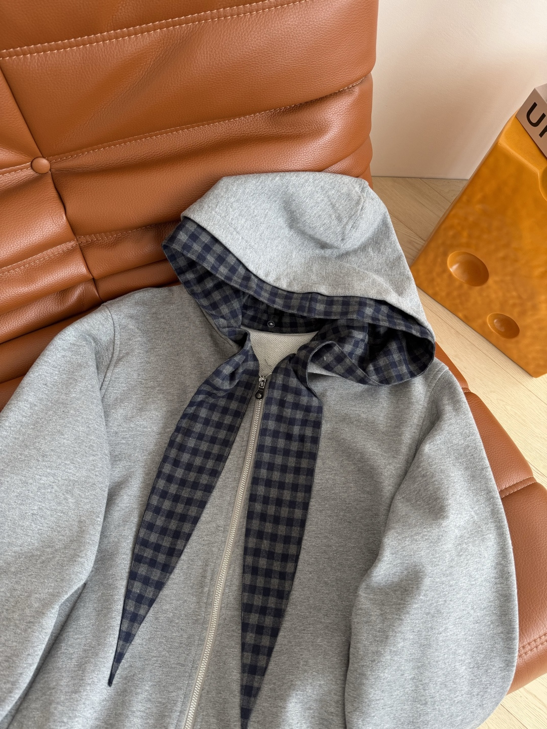 时髦卫衣套装 25秋冬 可拆卸双层帽子设计卫衣套装 时髦精一套搭配 连帽卫衣+弯刀休闲裤 卫衣是双层帽子