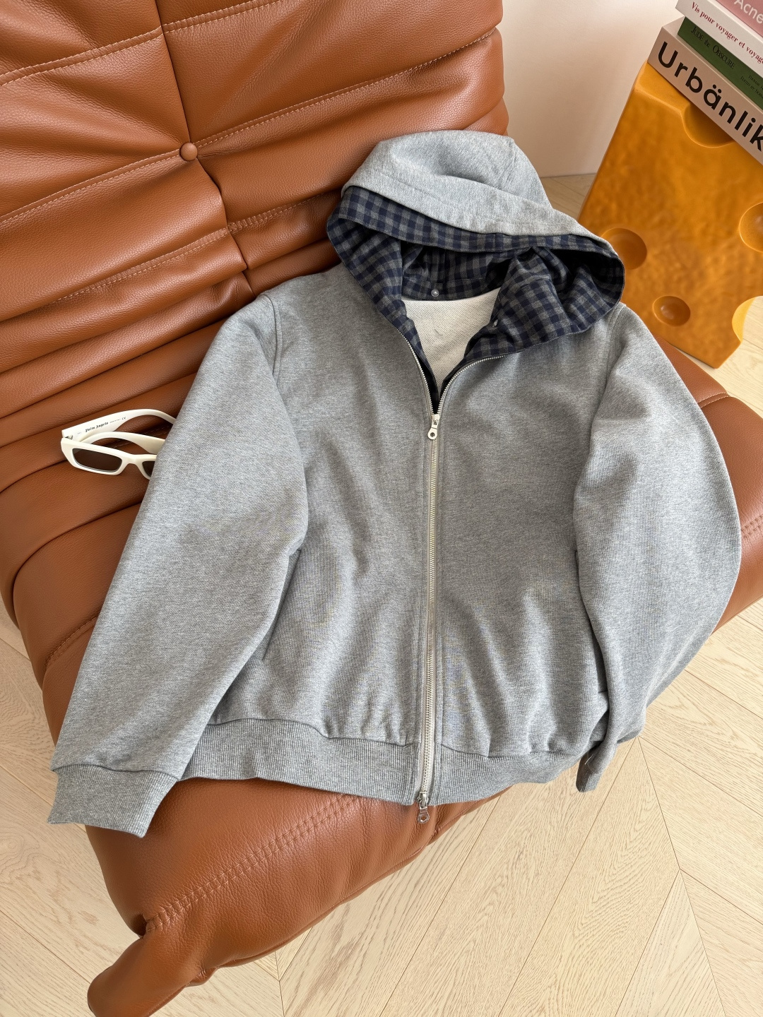 时髦卫衣套装 25秋冬 可拆卸双层帽子设计卫衣套装 时髦精一套搭配 连帽卫衣+弯刀休闲裤 卫衣是双层帽子