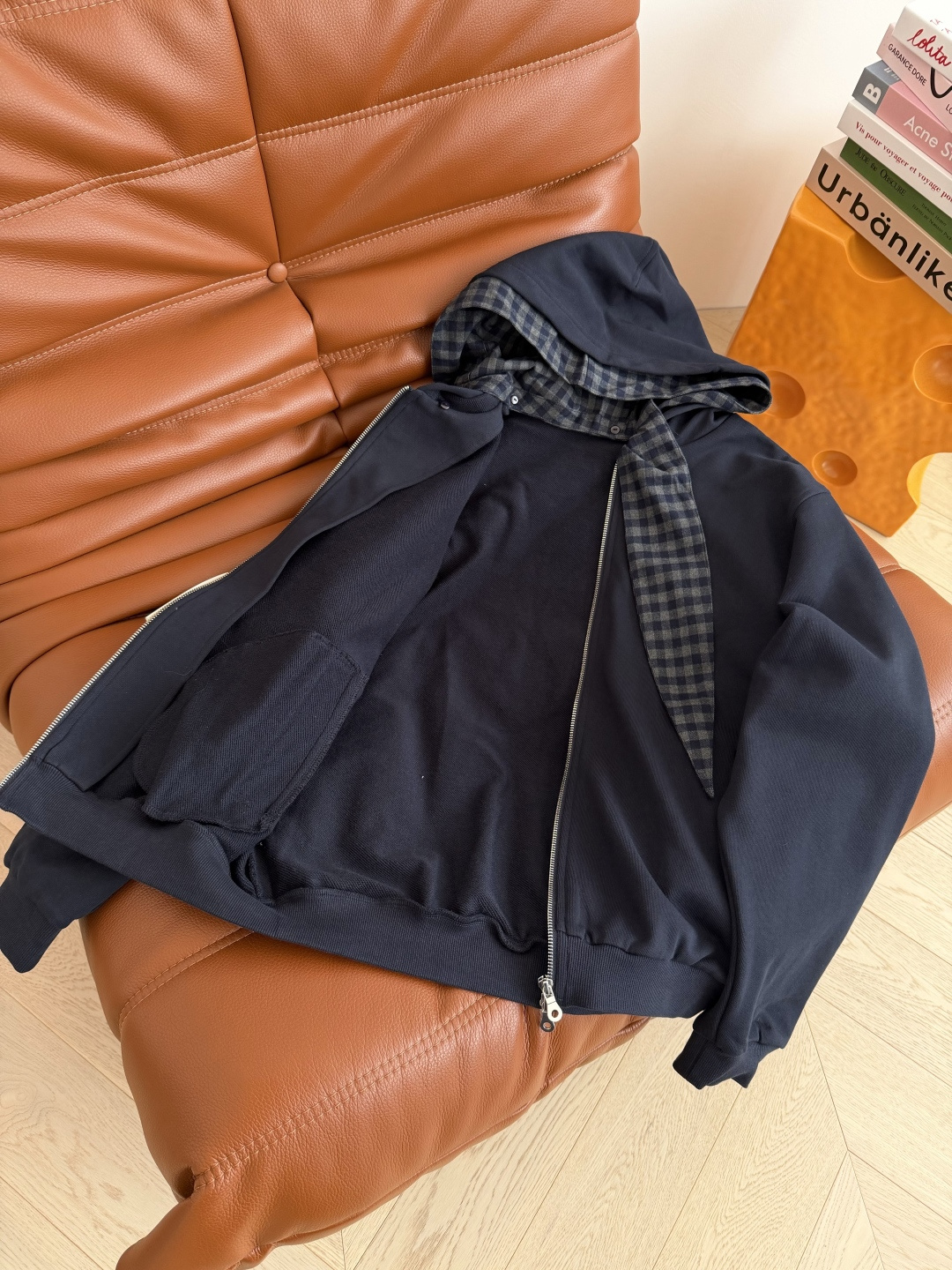 时髦卫衣套装 25秋冬 可拆卸双层帽子设计卫衣套装 时髦精一套搭配 连帽卫衣+弯刀休闲裤 卫衣是双层帽子