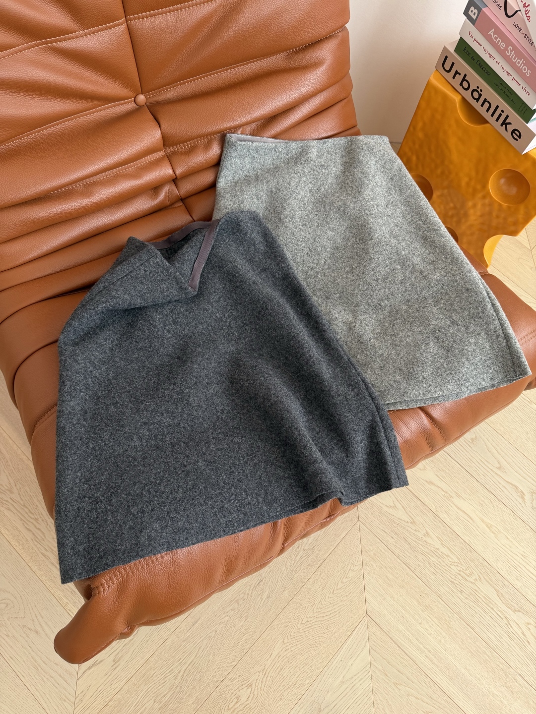 Wool Blend Midi Skirt with Logo Detail - Elegant and Versatile 2 cmp i1759834468667 9153 0 0