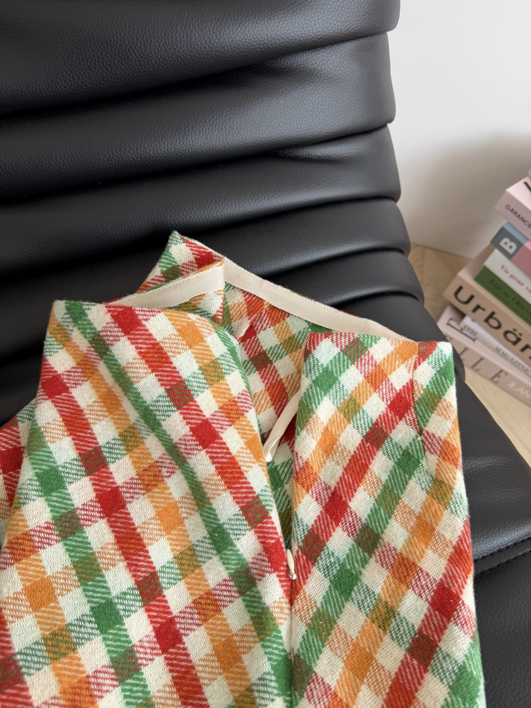 赵今麦同款 超多博主同款 25秋冬 彩虹配色格纹羊毛半裙 上身就是时尚宠儿 是冬日里点亮整个穿搭的一件单