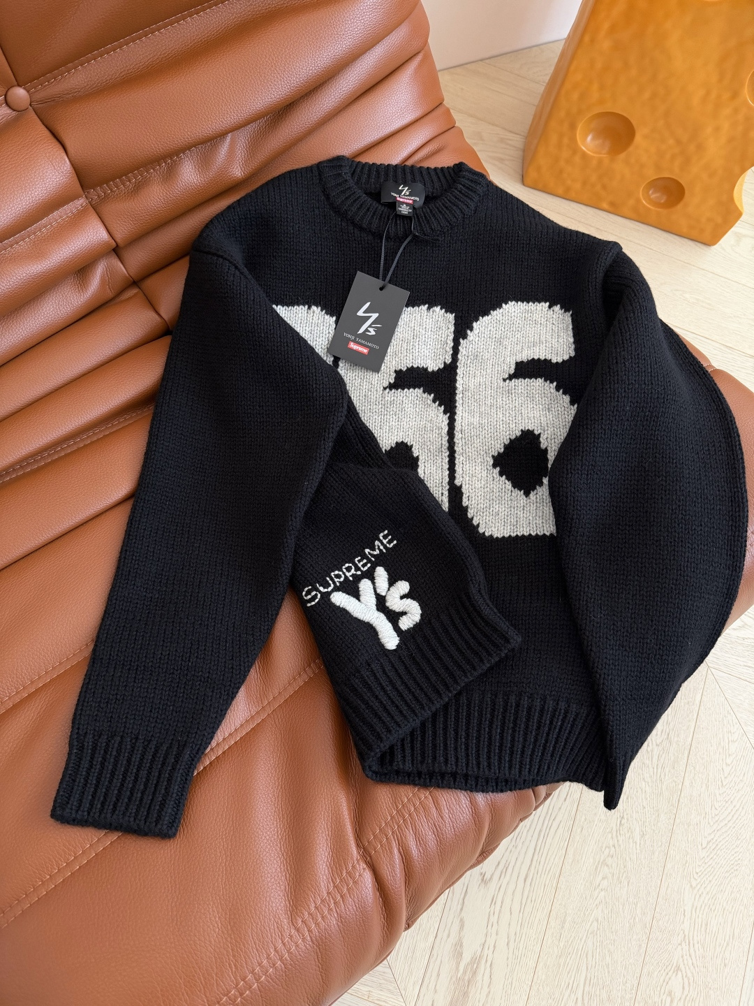 6️⃣6️⃣6️⃣重磅Y‘s联名款系列 数字666羊毛毛衣 上身太酷啦 冬季凹造型必备 时髦美式街头风 