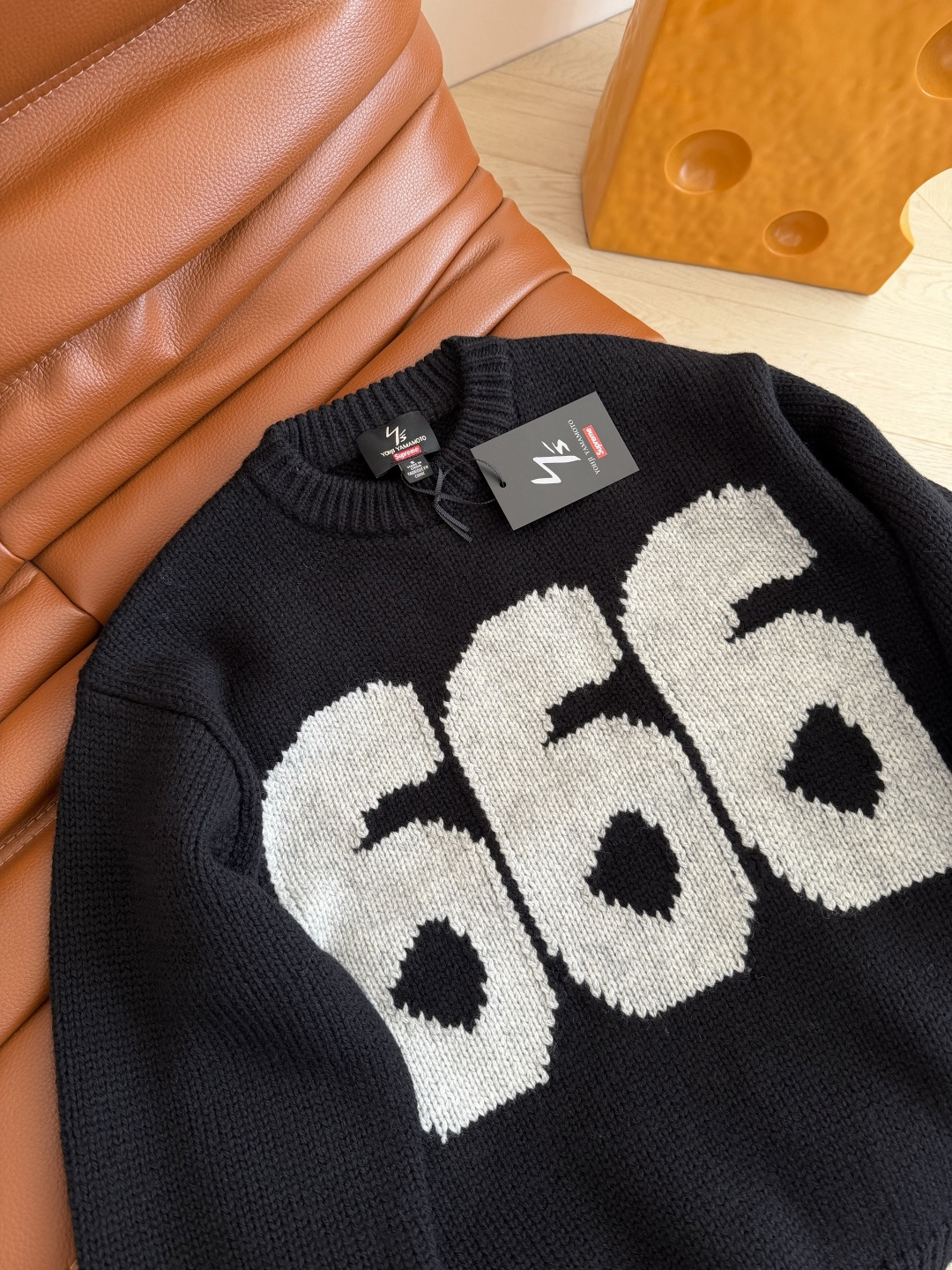 6️⃣6️⃣6️⃣重磅Y‘s联名款系列 数字666羊毛毛衣 上身太酷啦 冬季凹造型必备 时髦美式街头风 