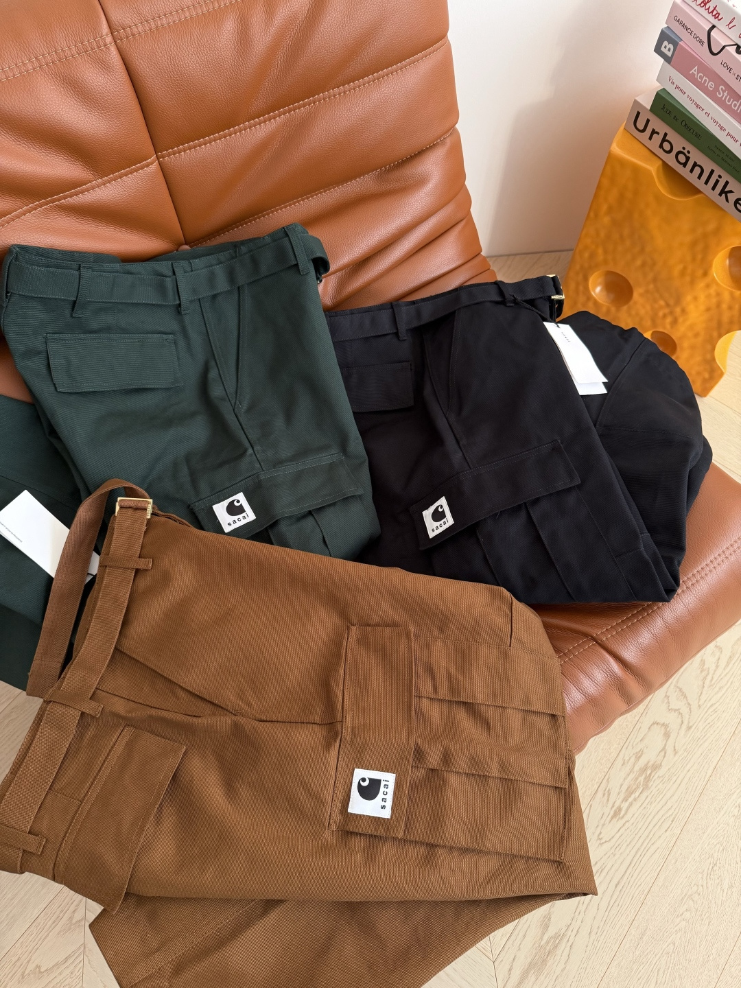 Belted Cargo Pants – Durable Cotton, Adjustable Waist, Streetwear Style