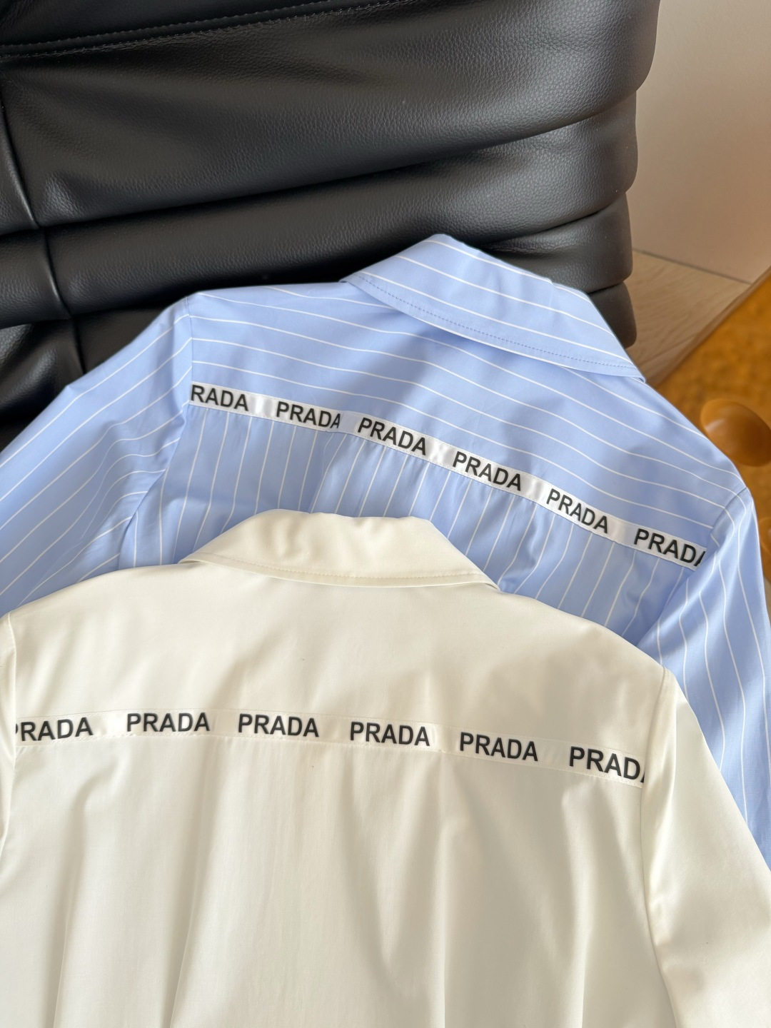 26ss新款 后备字母logo织带装饰衬衫连衣裙 超级百搭实穿的衬衫裙 无需繁琐搭配 一件出片 日常休闲