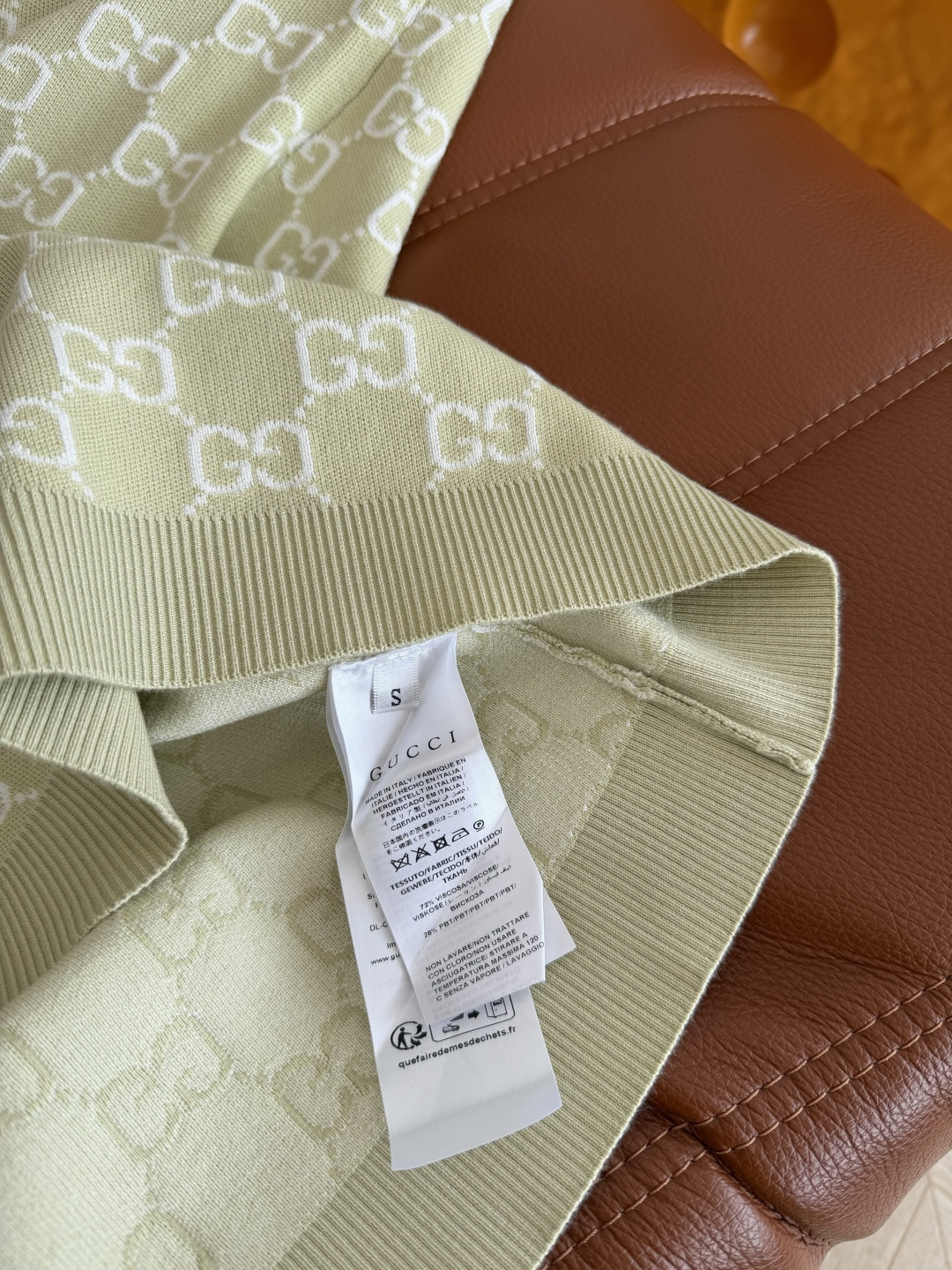 超好看的薄荷绿 26春夏 经典图案提花无袖针织连衣裙 日常出街随意穿 很好出片 背心无袖设计 里面还可以