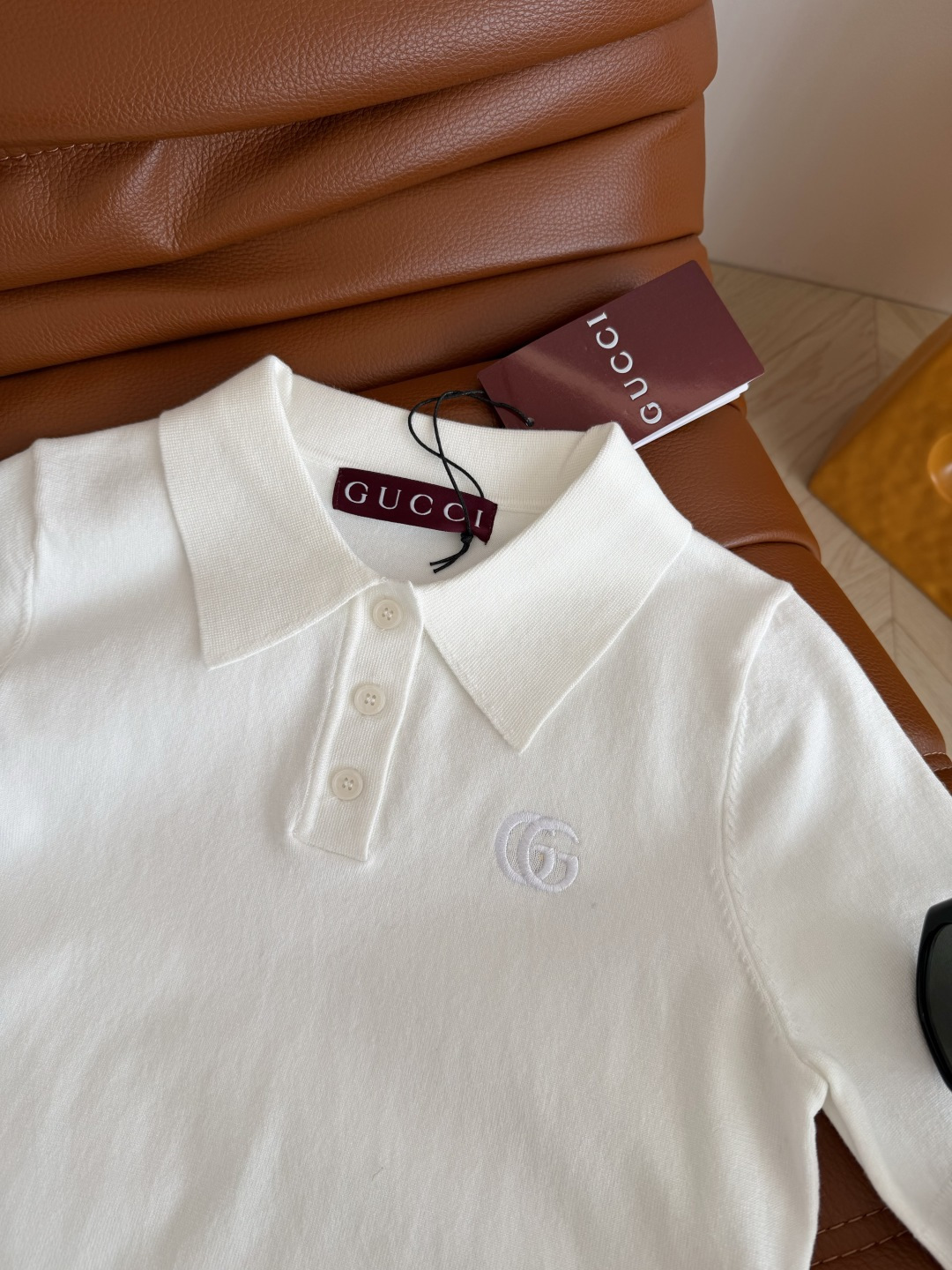 夏季轻薄款针织短袖 26新品 经典logo刺绣翻领针织上衣 简约又好穿 搭配裤子或者半裙都OK Polo