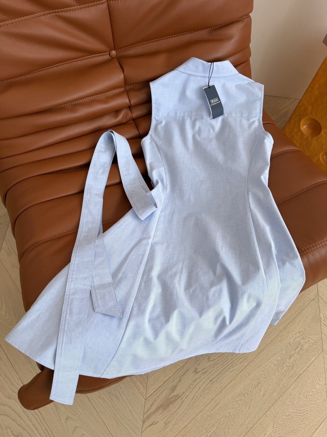 白月光裙子 26新品 彩色小马刺绣绑带连衣裙 三个颜色都很好看 小鸡黄特别显白 减龄又时髦 搭配了系腰带