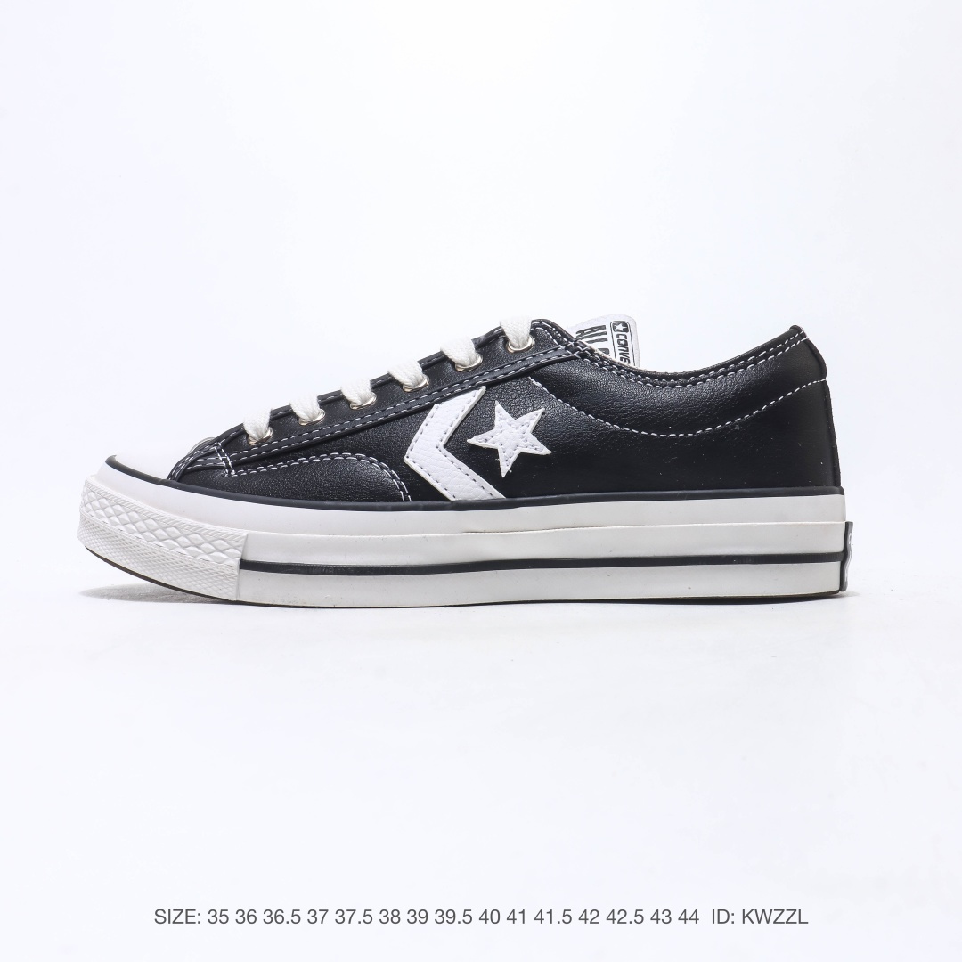 Converse All Star 低帮男女士运动鞋 一星⭐匡威全明星复古 休闲百搭板鞋 户外经典透气帆布慢跑鞋.这个系列是匡威最古老的系列了.是匡威品牌公司1908年成立以来就有的了.各路明星、达人街拍的必搭单品.百搭且舒适性较好,橡胶薄底设计,防滑耐磨,轻盈自在. 含半码