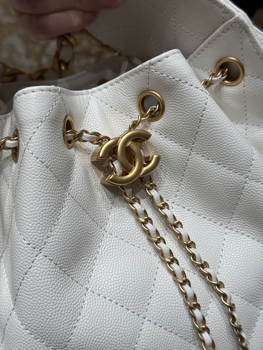 25S Primavera/Verano Chane1 25s 25bolso cuero de lichi Xiaoxiang le ha dado un nombre exclusivo 25. ¡No hace falta deci…